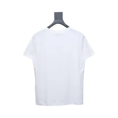 Dior butterfly print short sleeve T-shirt white 02