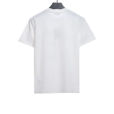 Dior classic letter logo short sleeve white 02