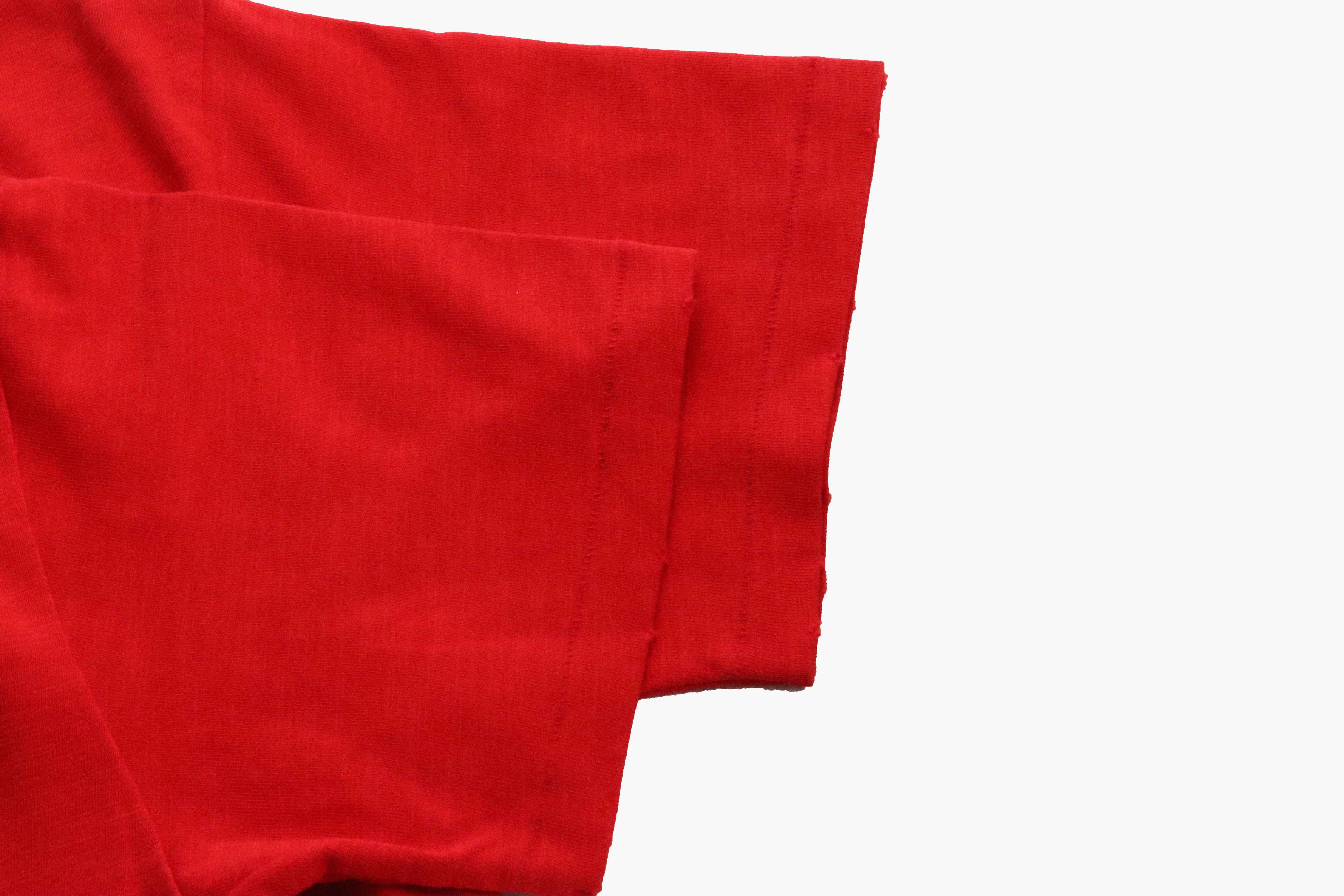 Dior Dinosaur Pocket Embroidered Short Sleeve Red