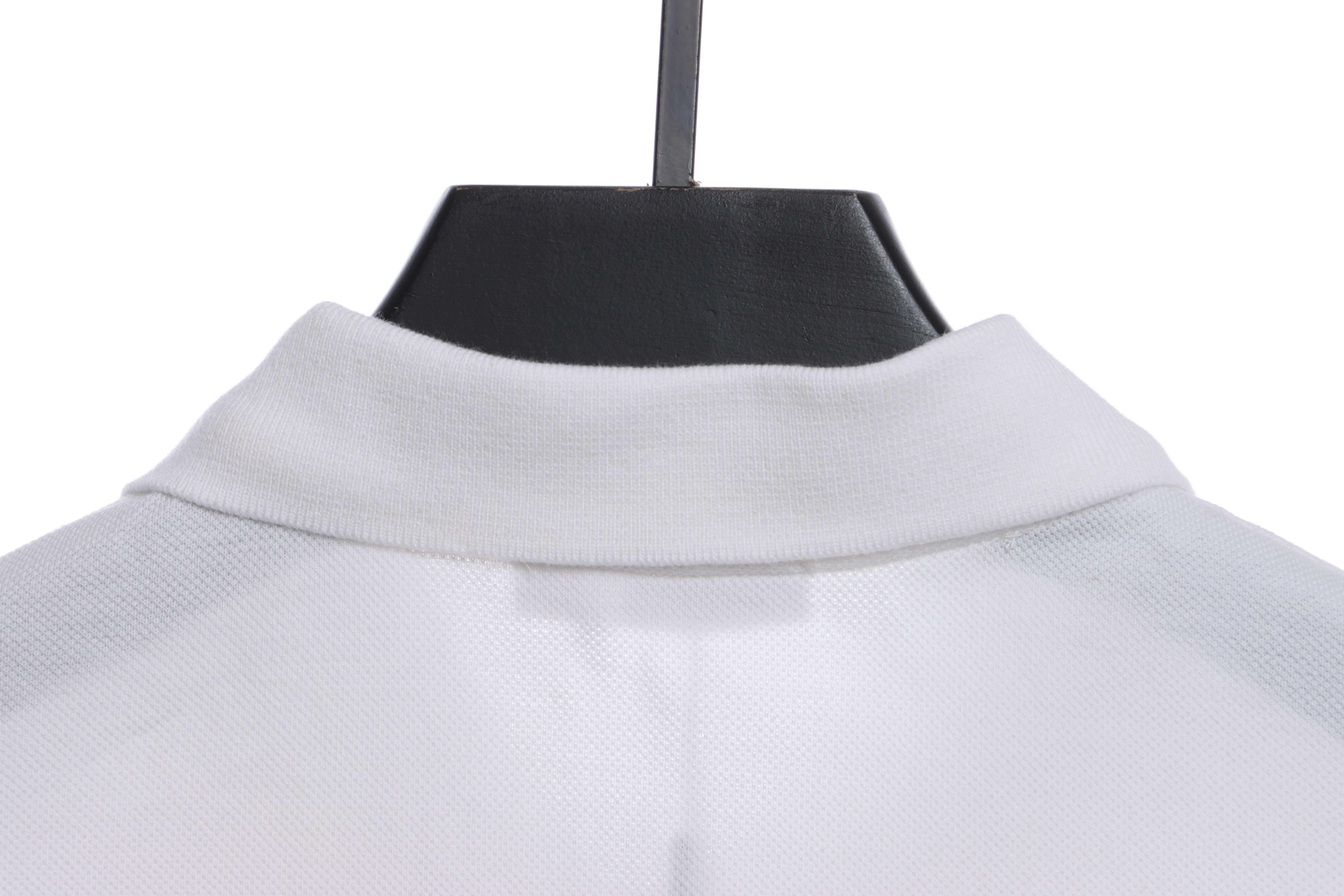 Dior double ring embroidery POLO white