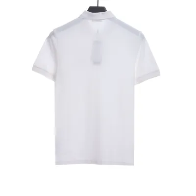 Dior double ring embroidery POLO white 02