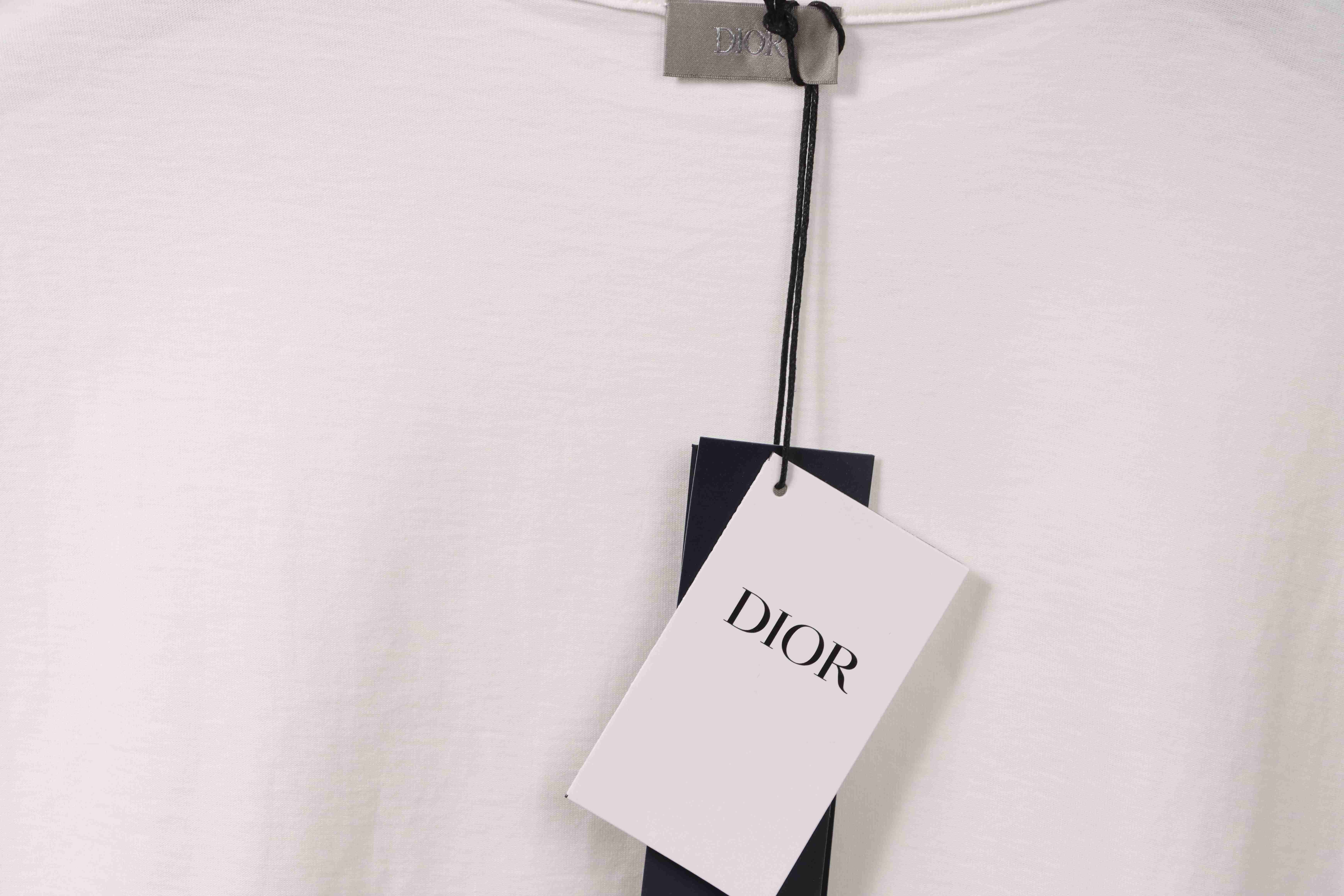 Dior Floral Specimen Print Short Sleeve White