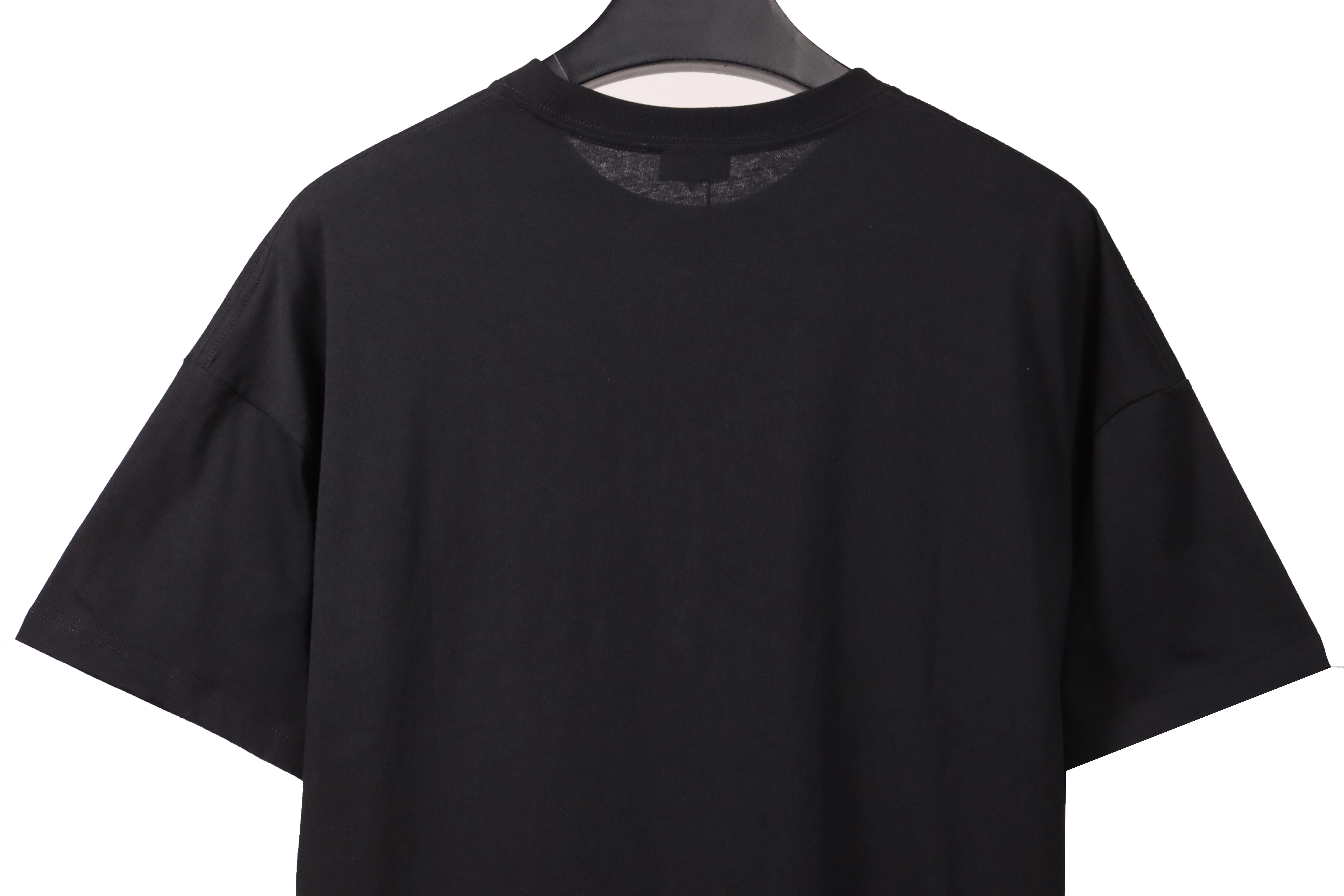 Dior Floral Specimen Print Short Sleeve Black