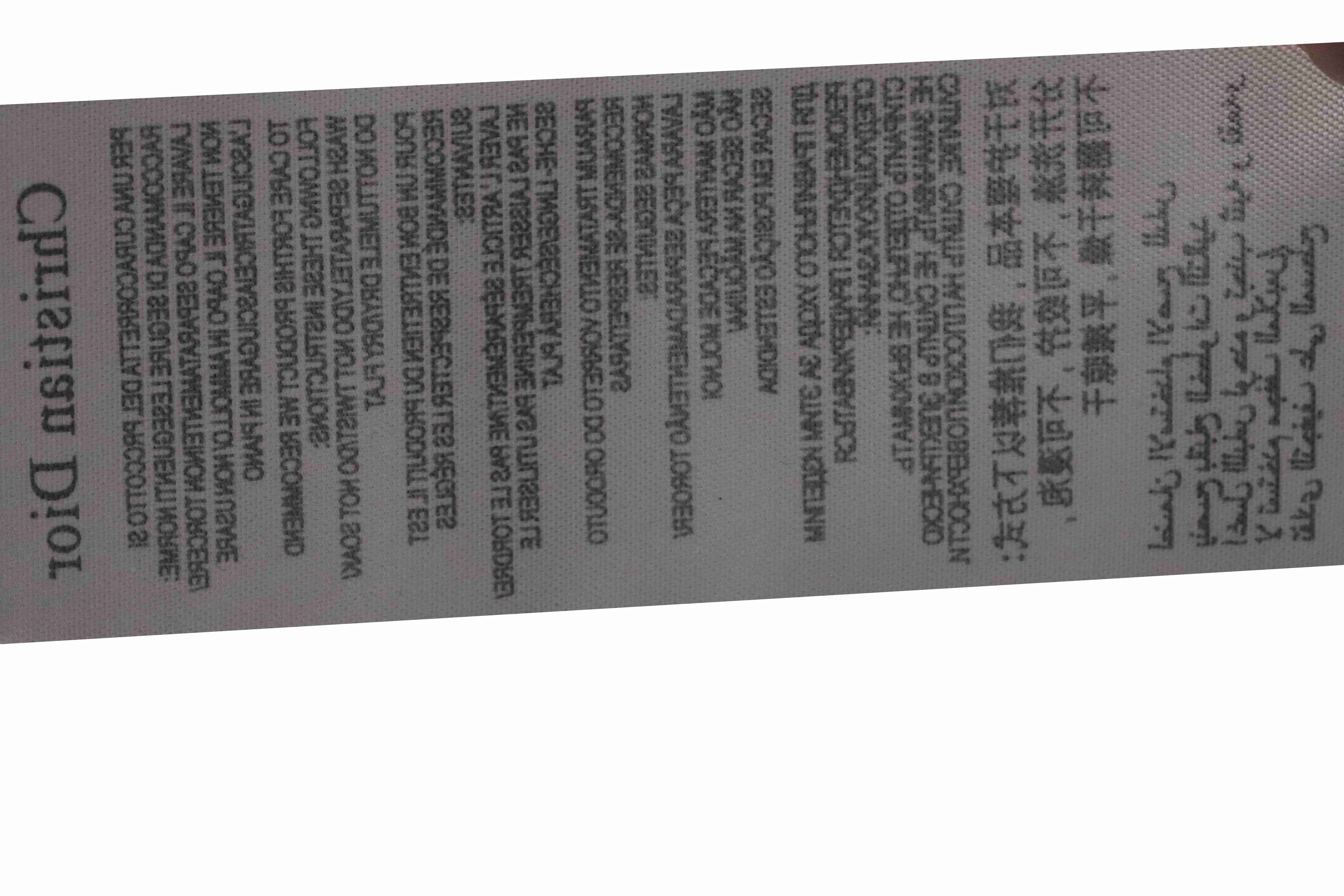 Dior floral white ink direct printing short sleeve White