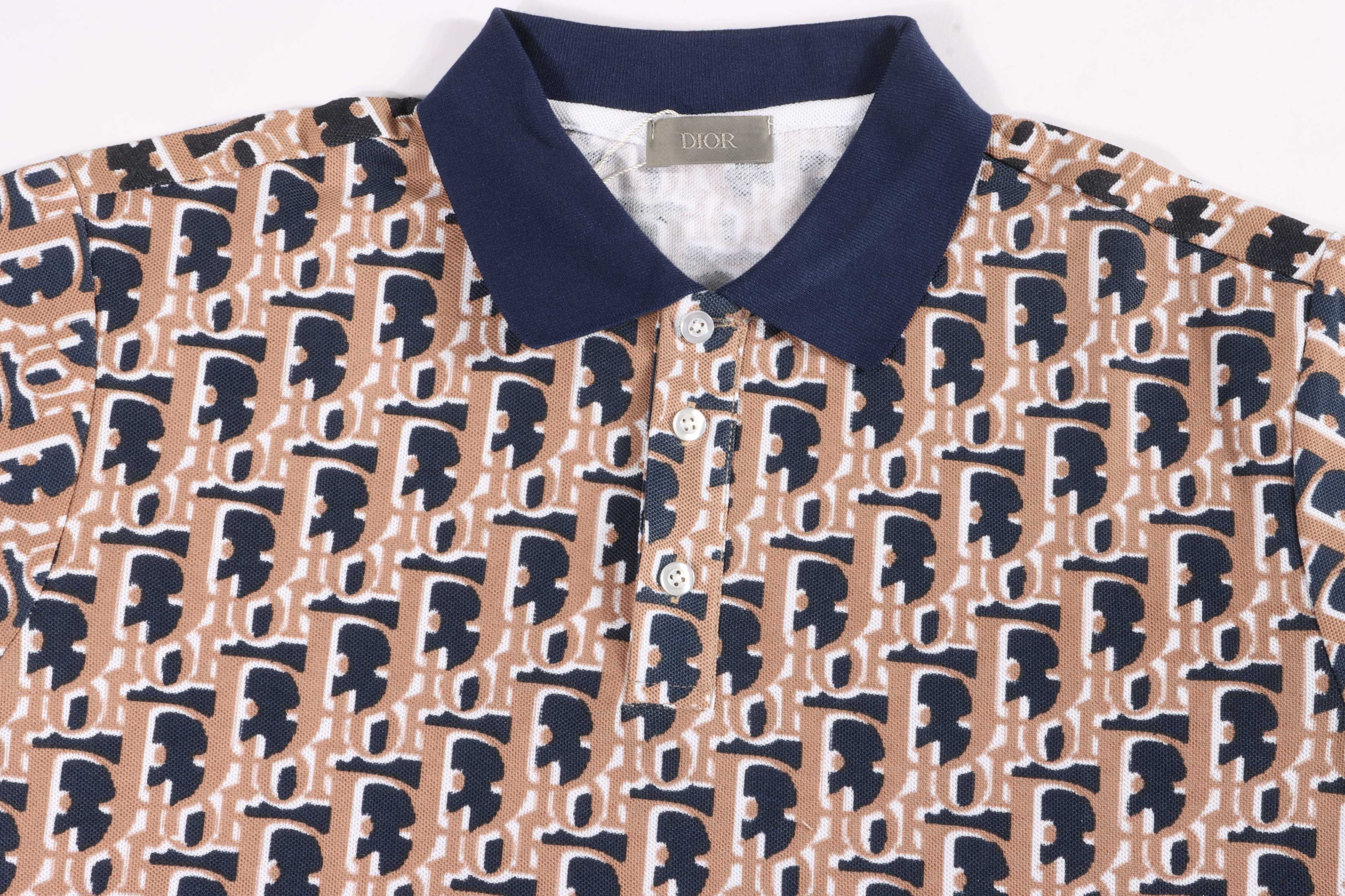 Dior full pattern old flower POLO