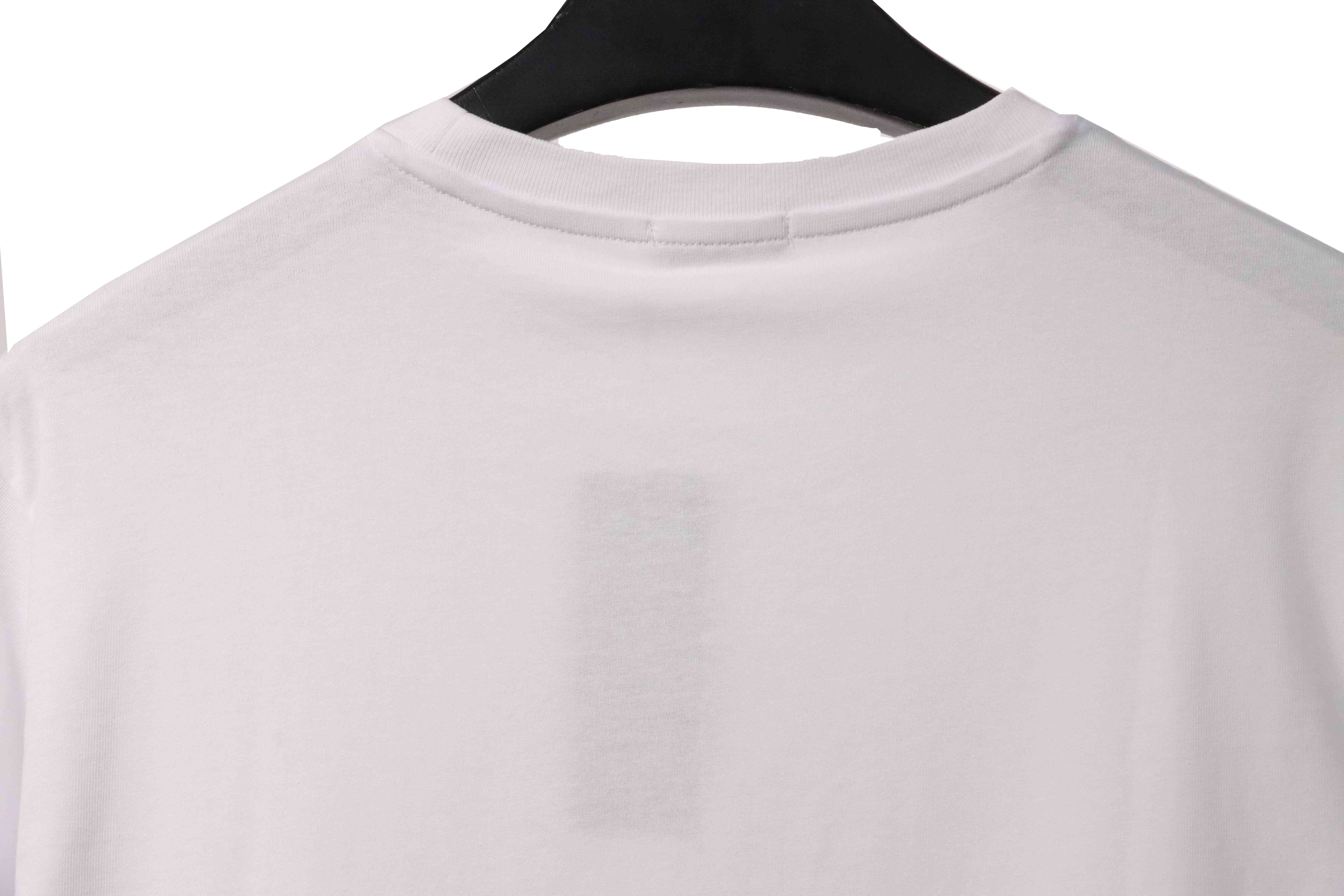 Dior Gradient Embroidered Short Sleeve White