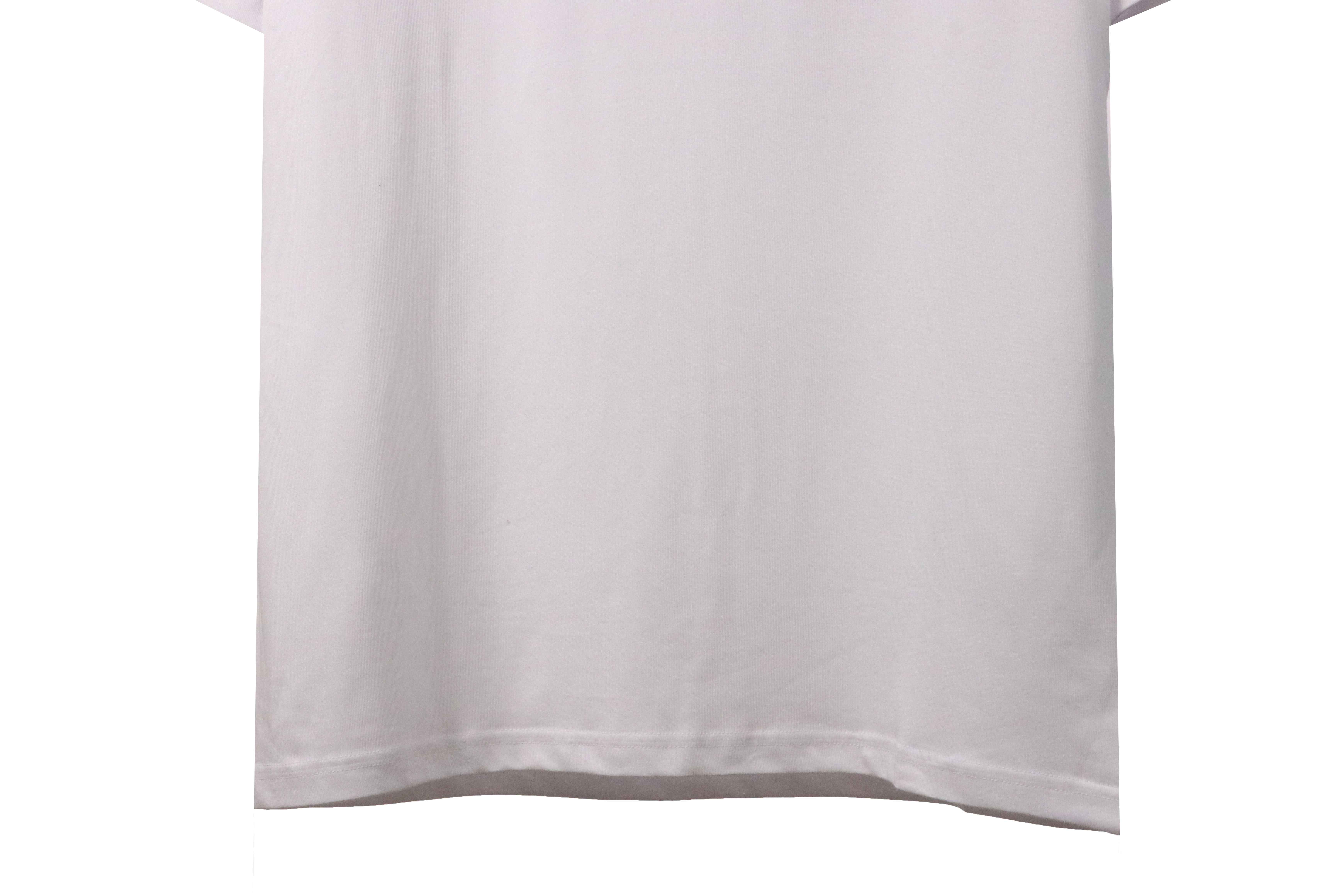 Dior Gradient Embroidered Short Sleeve White