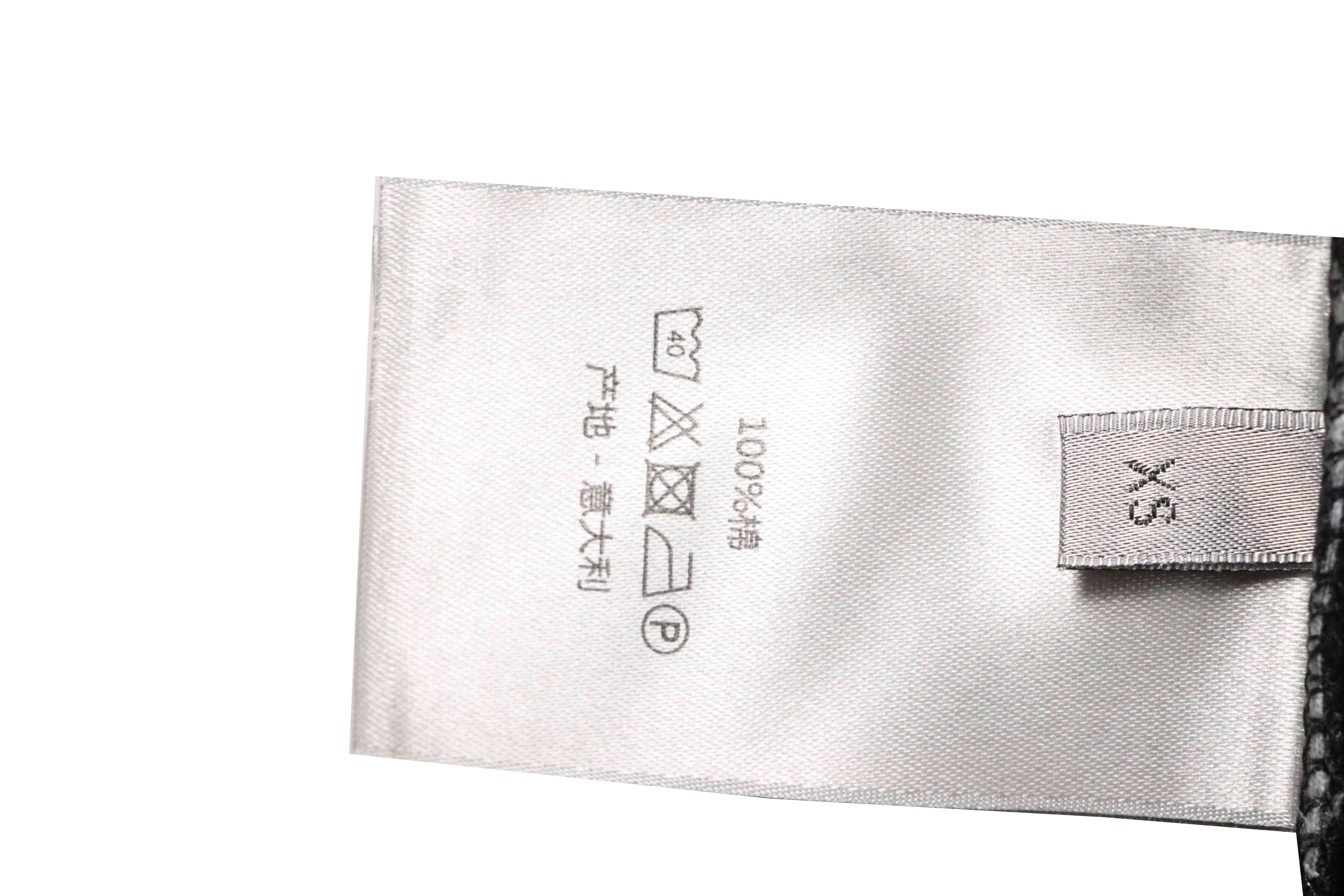 Dior Graffiti Letters Print Short Sleeve Black