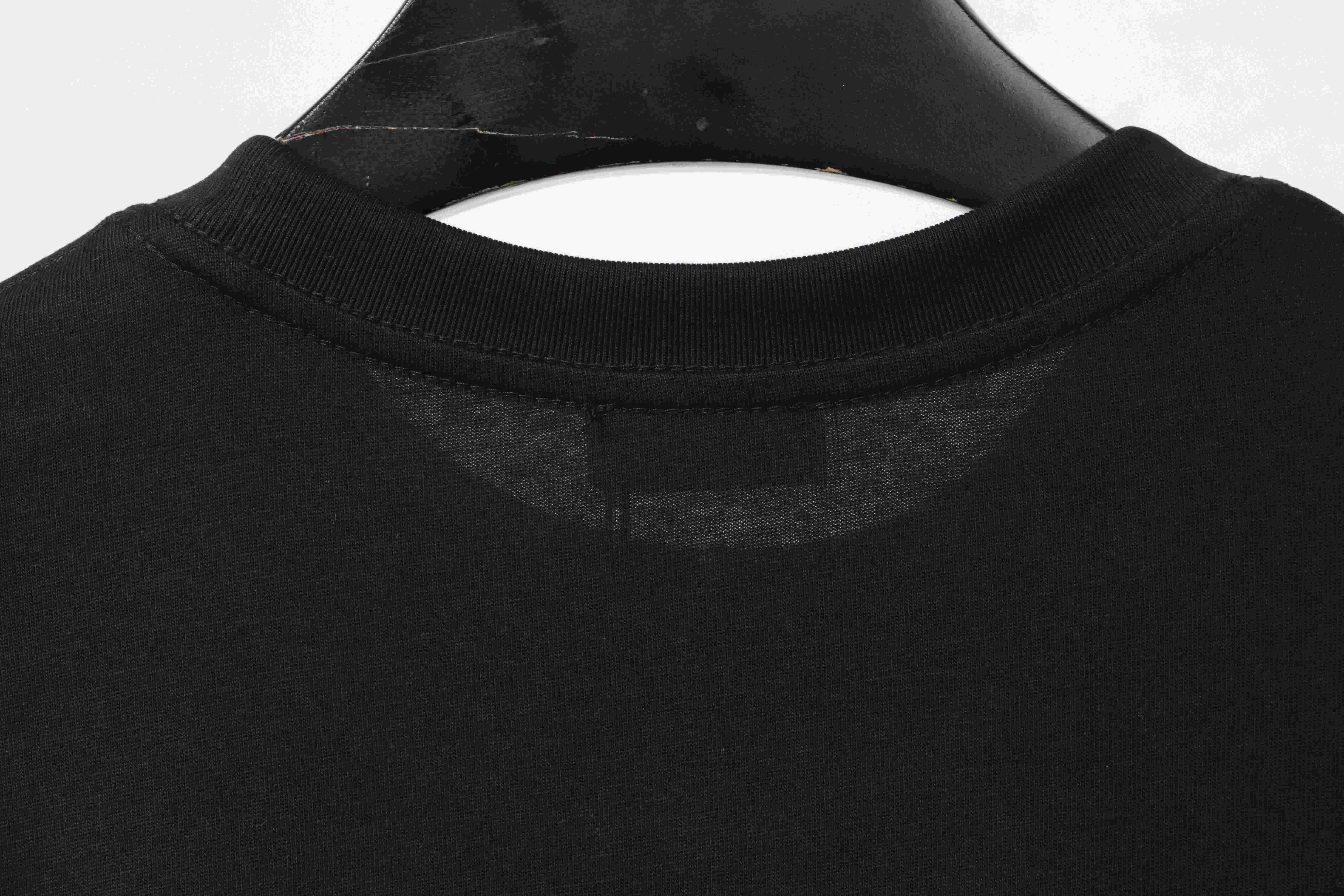 Dior Graffiti Letters Print Short Sleeve Black