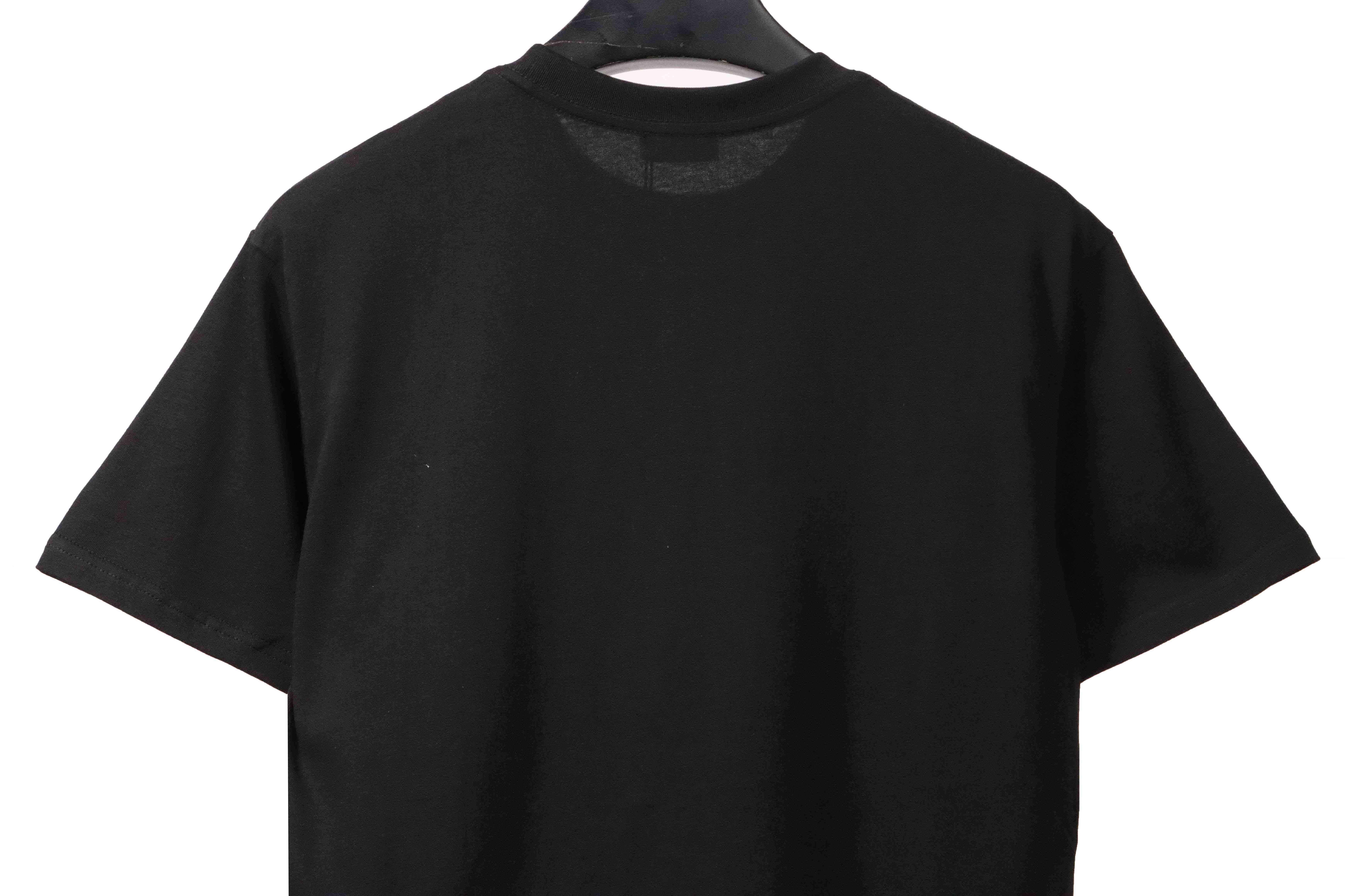 Dior Graffiti Letters Print Short Sleeve Black