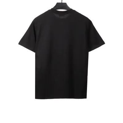 Dior Graffiti Letters Print Short Sleeve Black 02