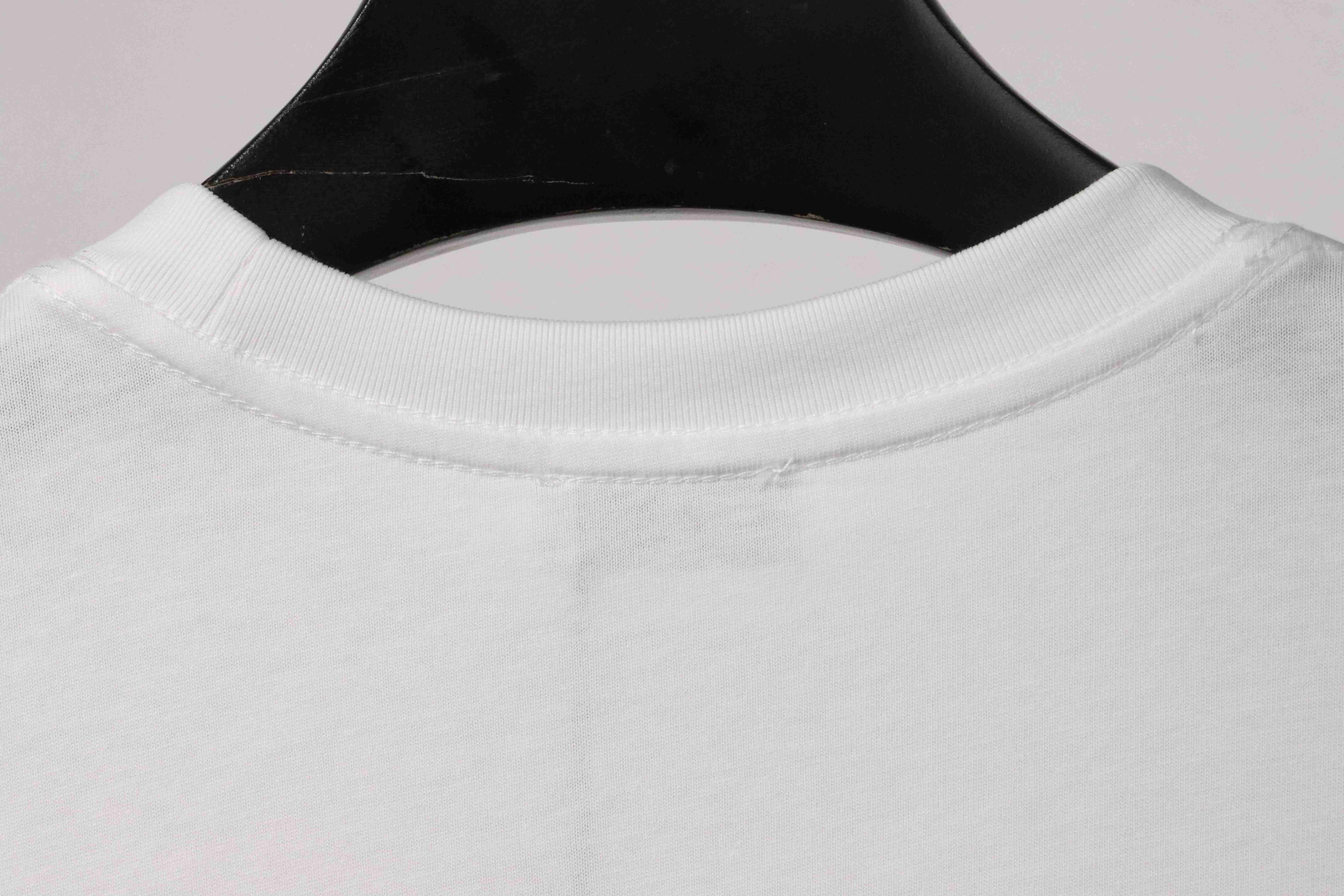 Dior Graffiti Letters Print Short Sleeve White