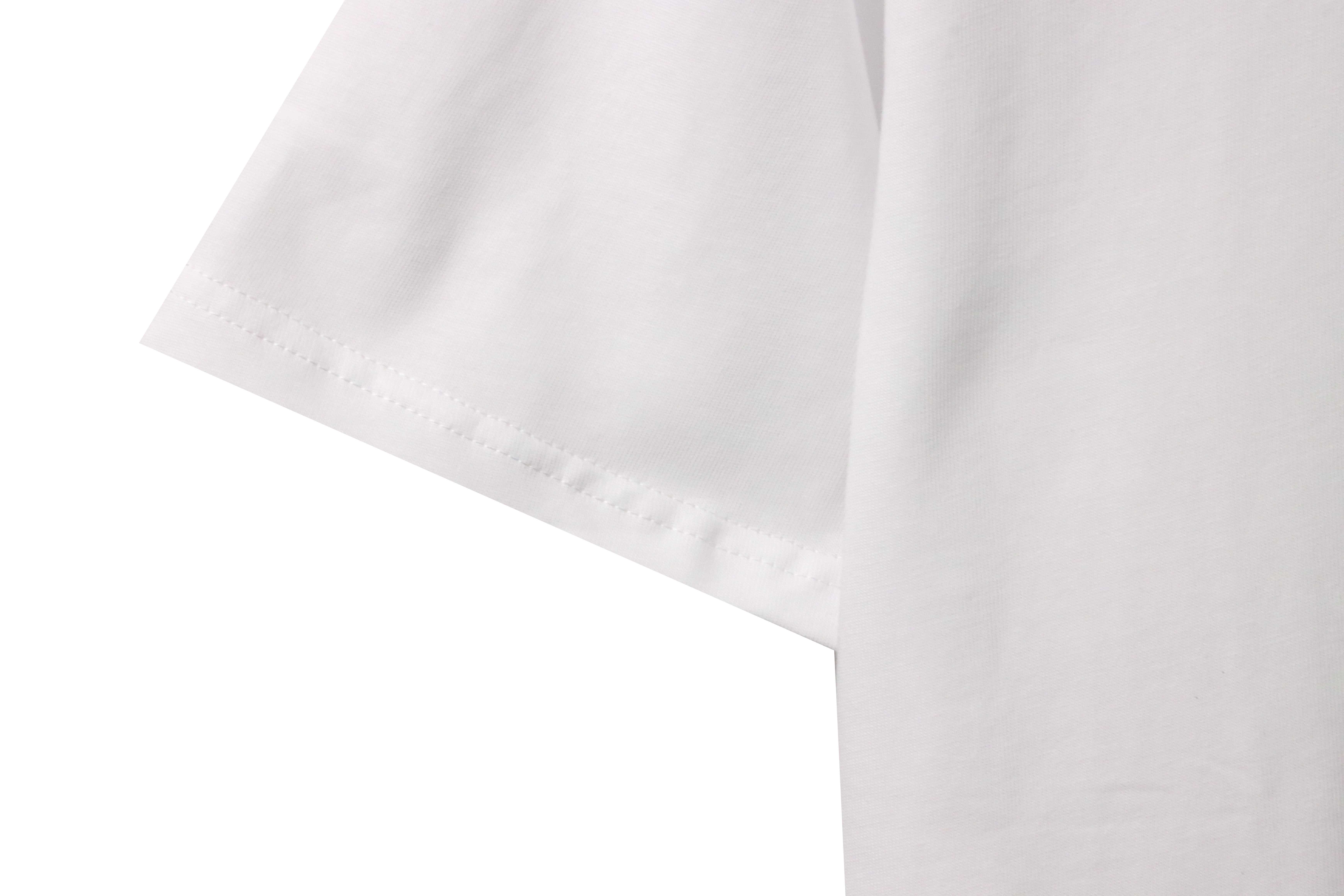 Dior Graffiti Letters Print Short Sleeve White