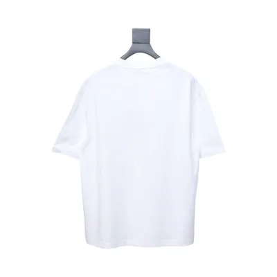 Dior Heart Print Short Sleeve White 02