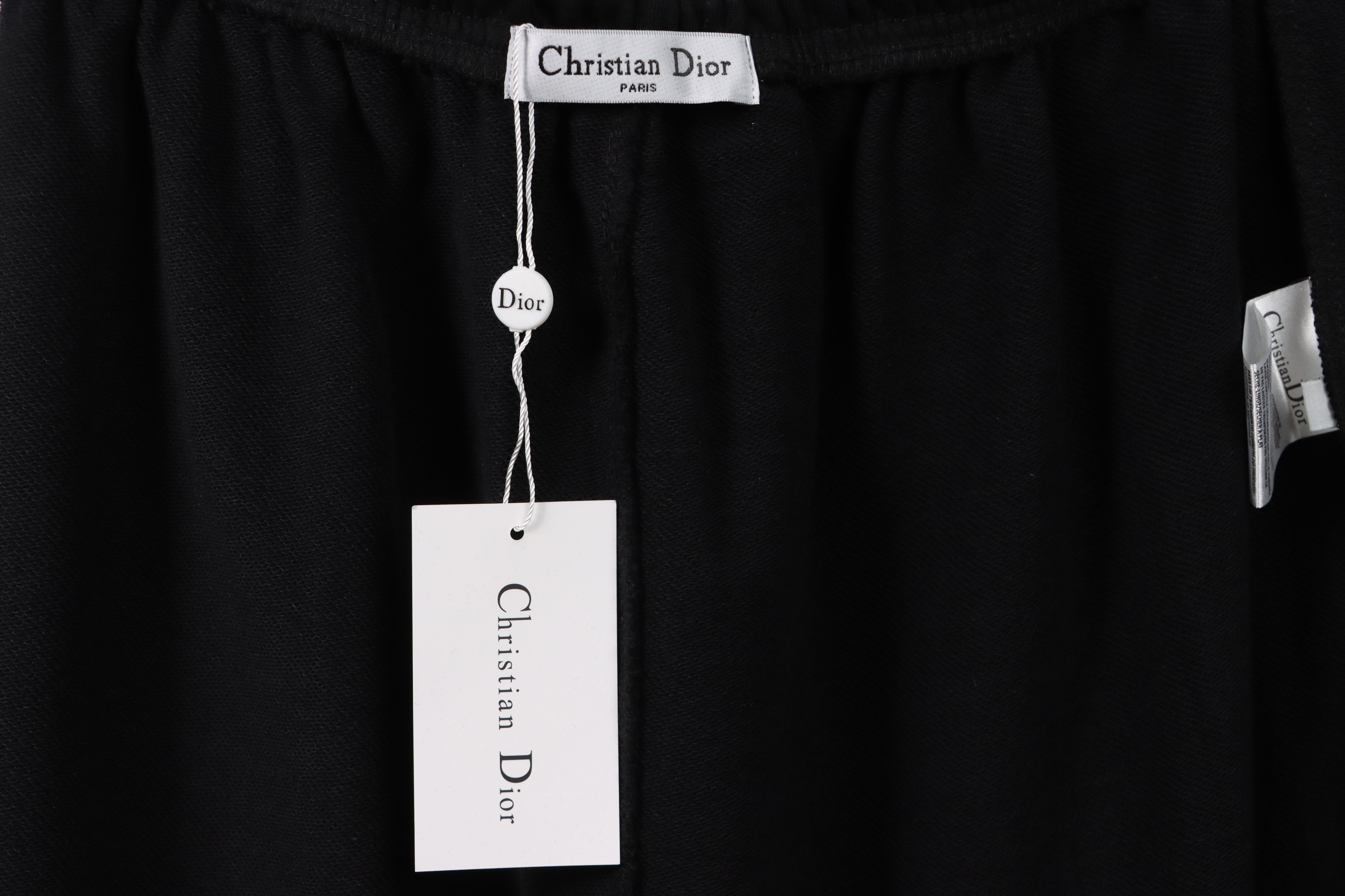 Dior Lettering Shorts Black