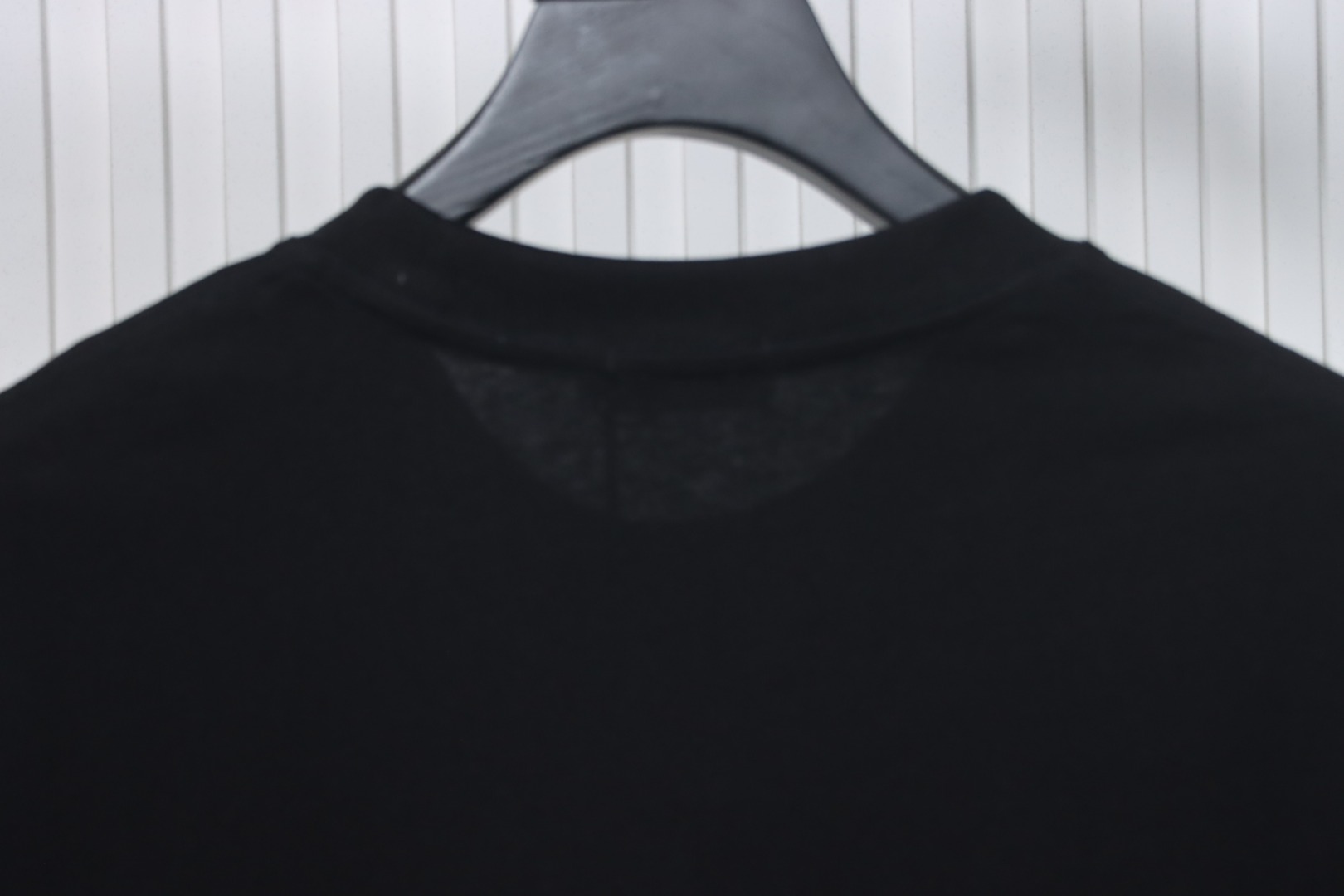 Dior pin embroidered letter logo short sleeve black