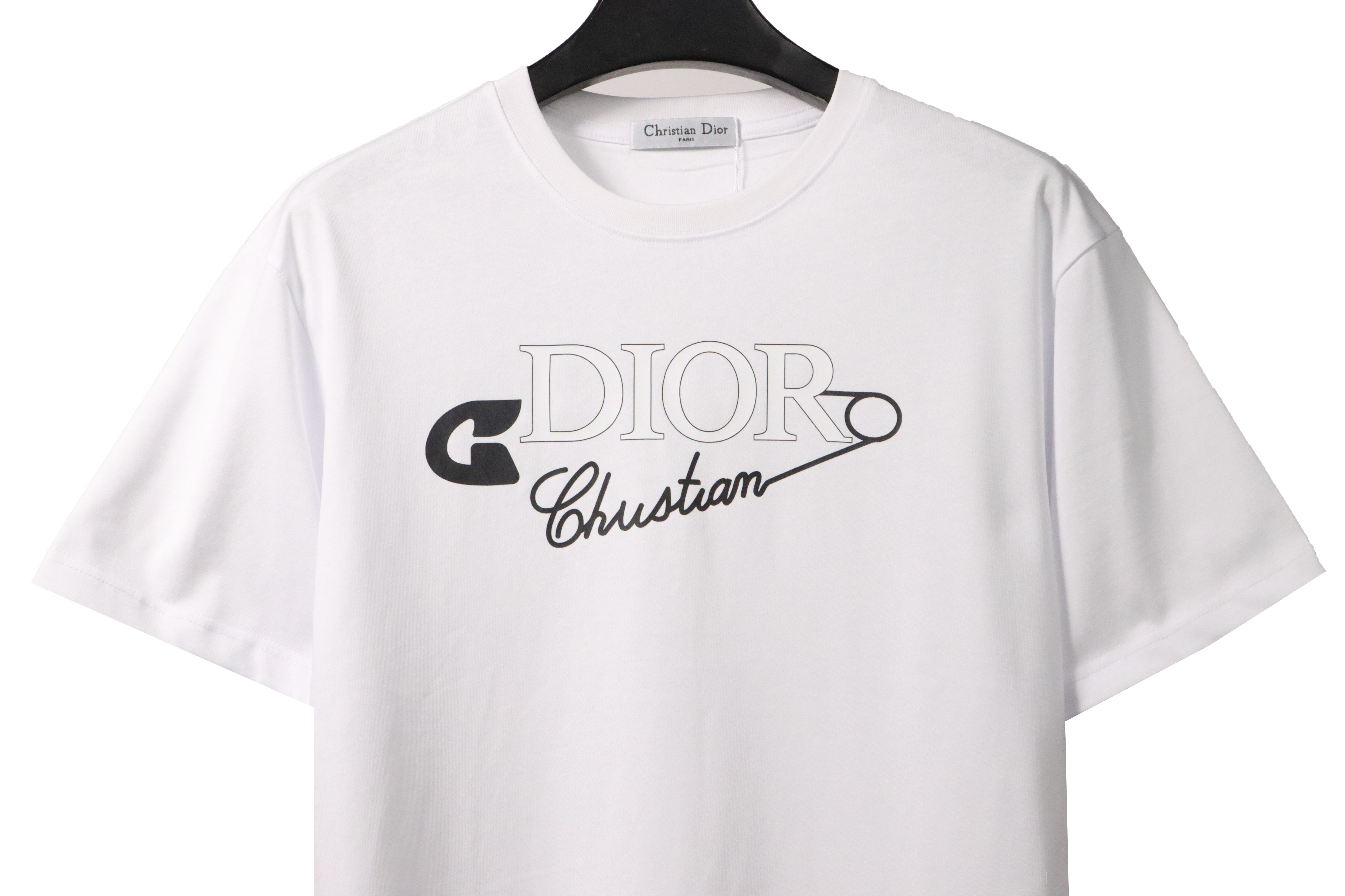 Dior Signature Line Short Sleeve White