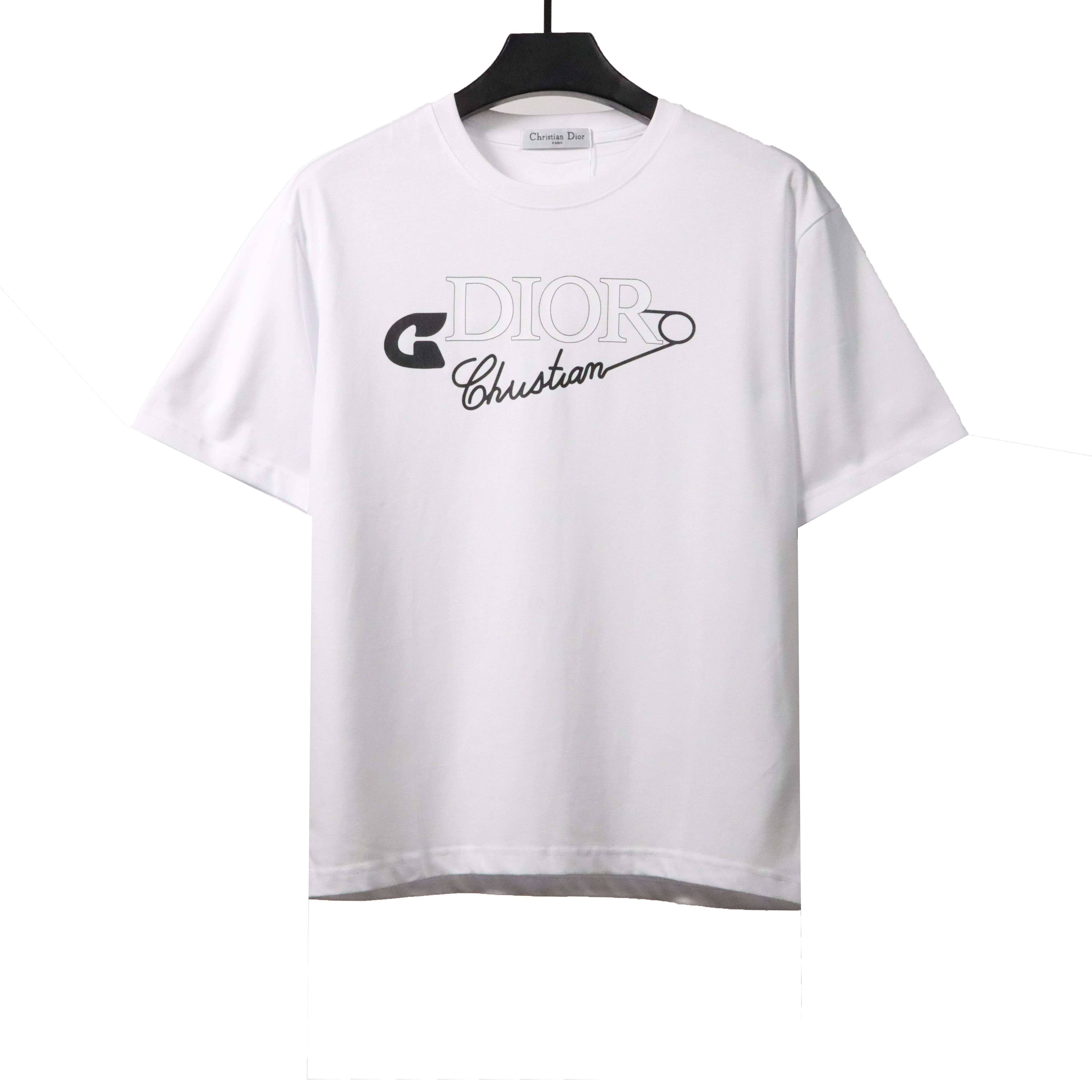 Dior Signature Line Short Sleeve White