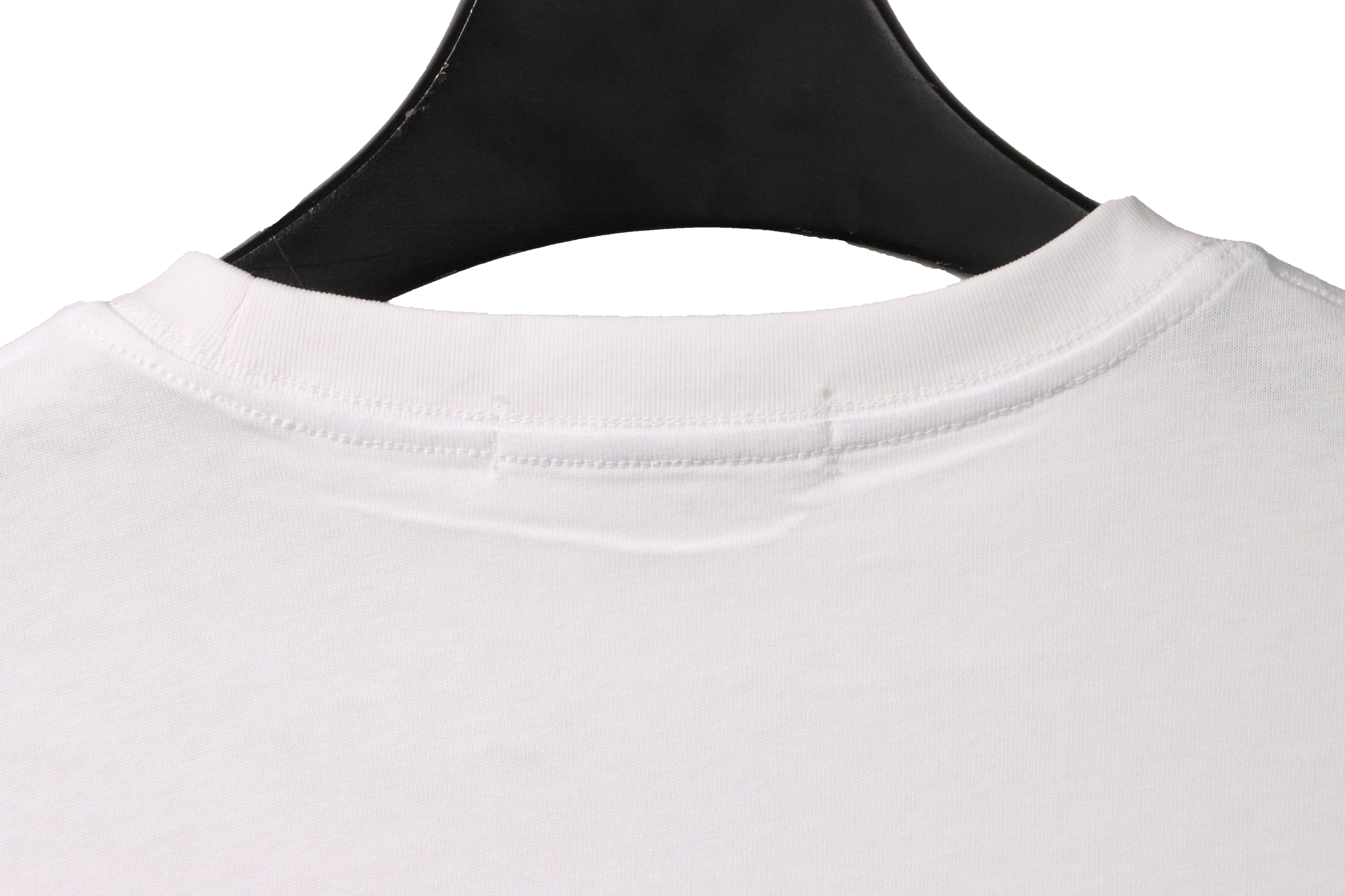 Dior Signature Line Short Sleeve White