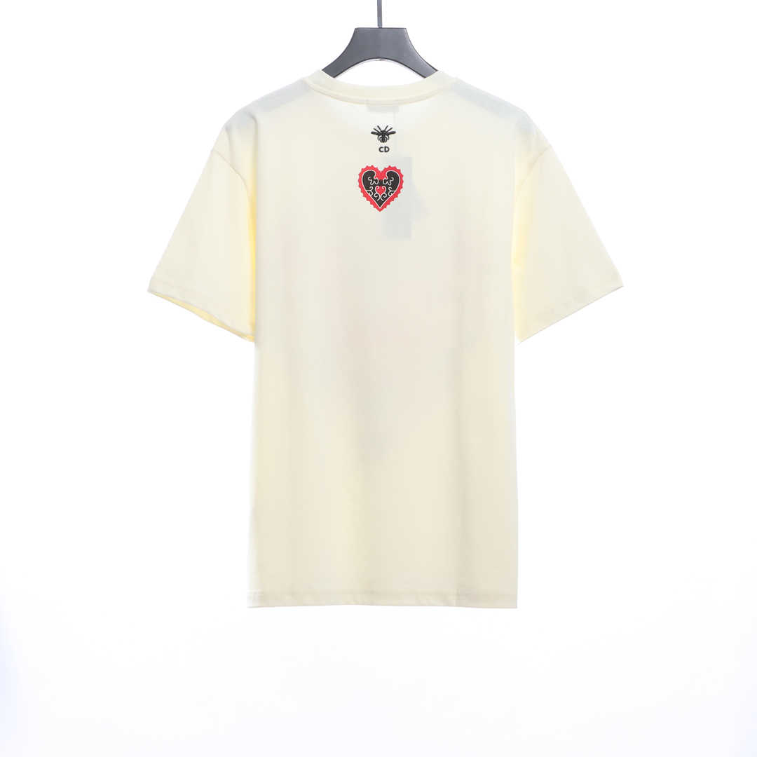 Dior Valentine's Day limited edition heart logo short sleeves