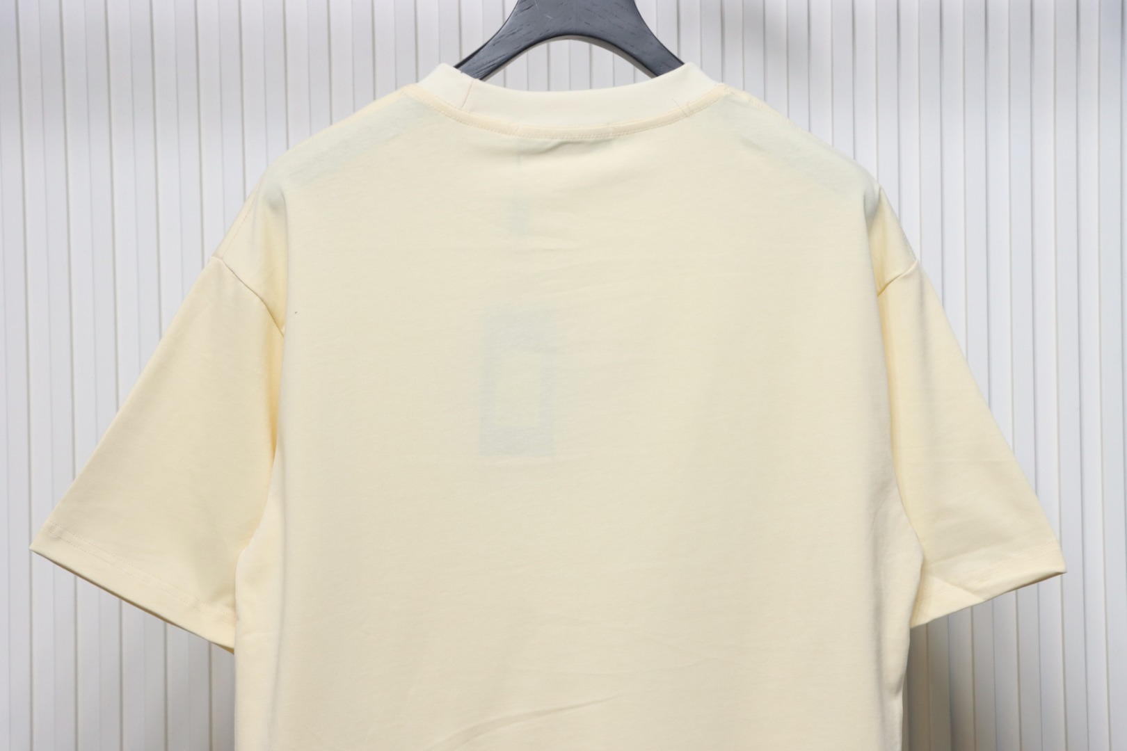 Fendi 25ss FF embroidered logo short sleeve beige
