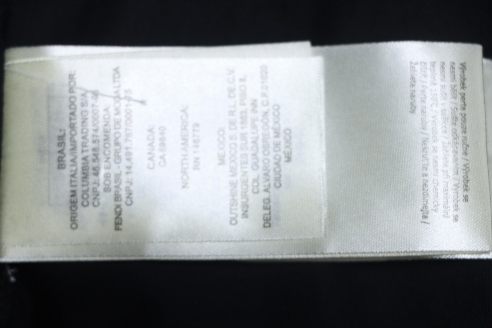 Fendi 25ss hot dog pizza badge embroidered short sleeve black