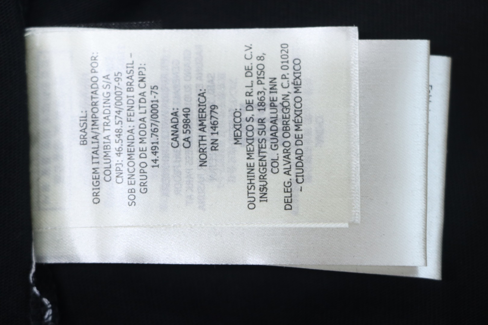 Fendi double ff devil black