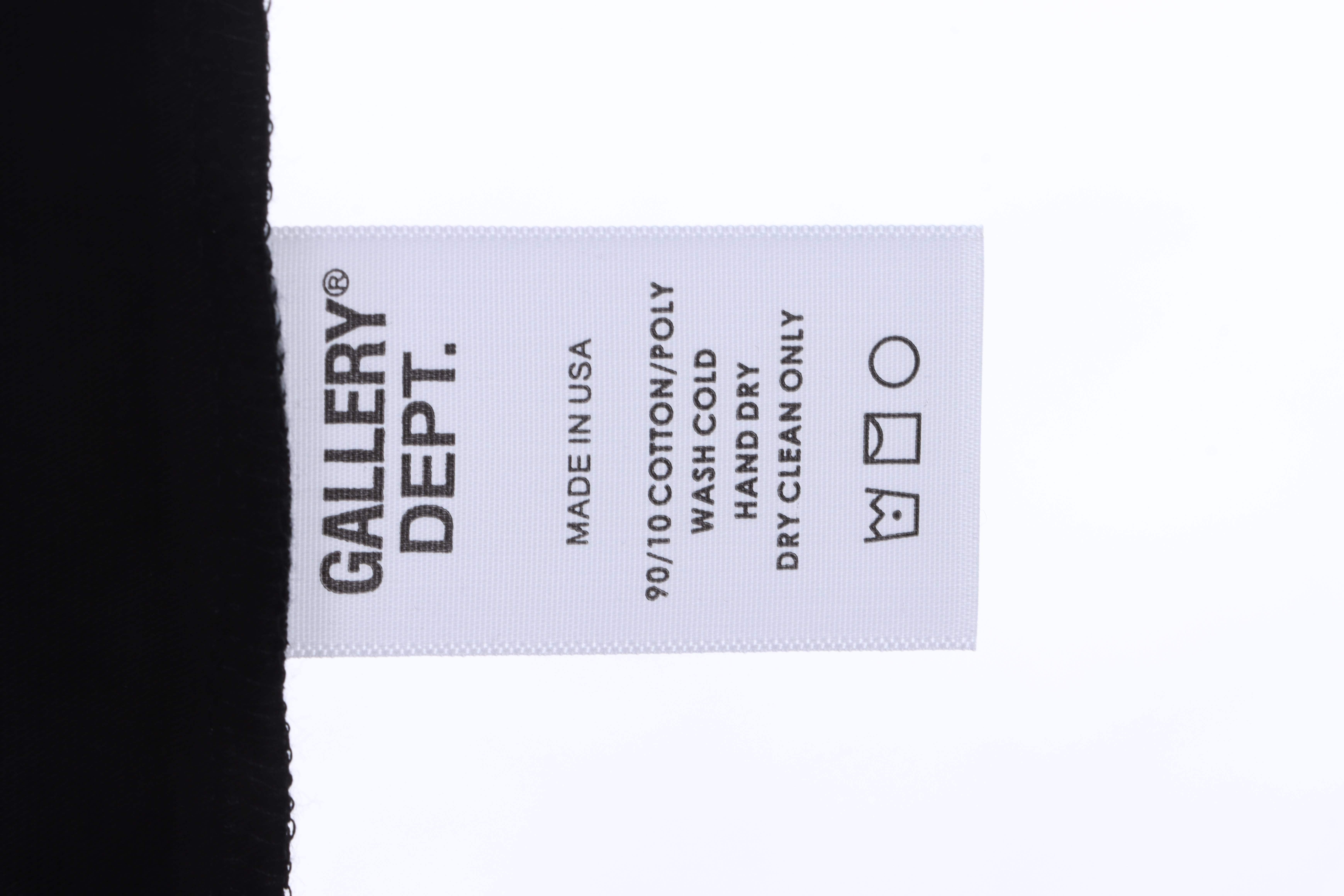 GD hand-splashed ink short sleeve black