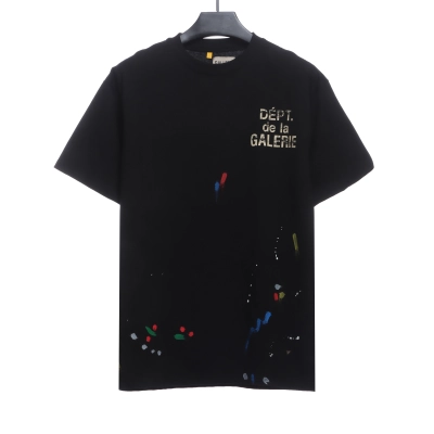 GD hand-splashed ink short sleeve black 01