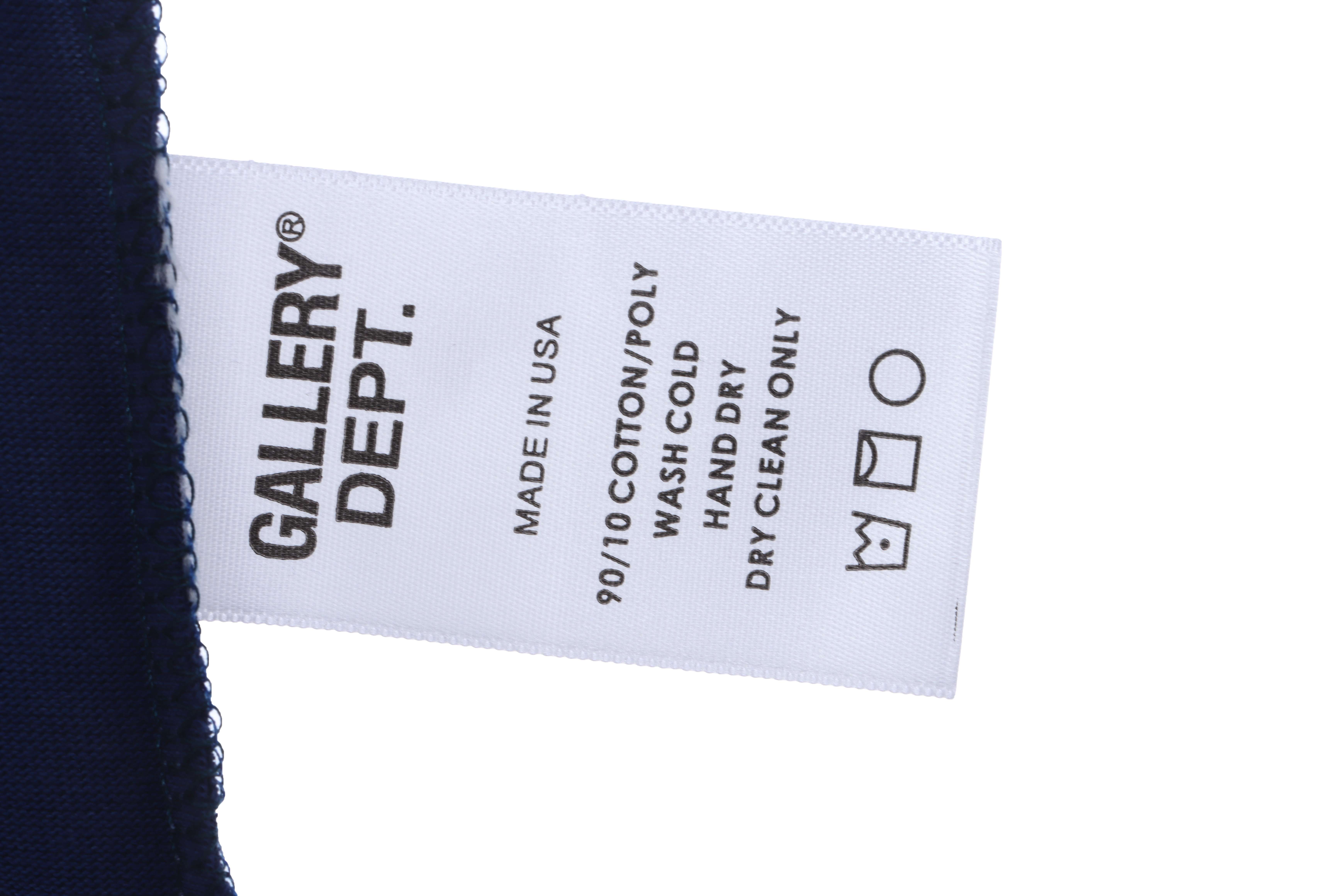 GD hand-splashed ink short sleeves navy blue