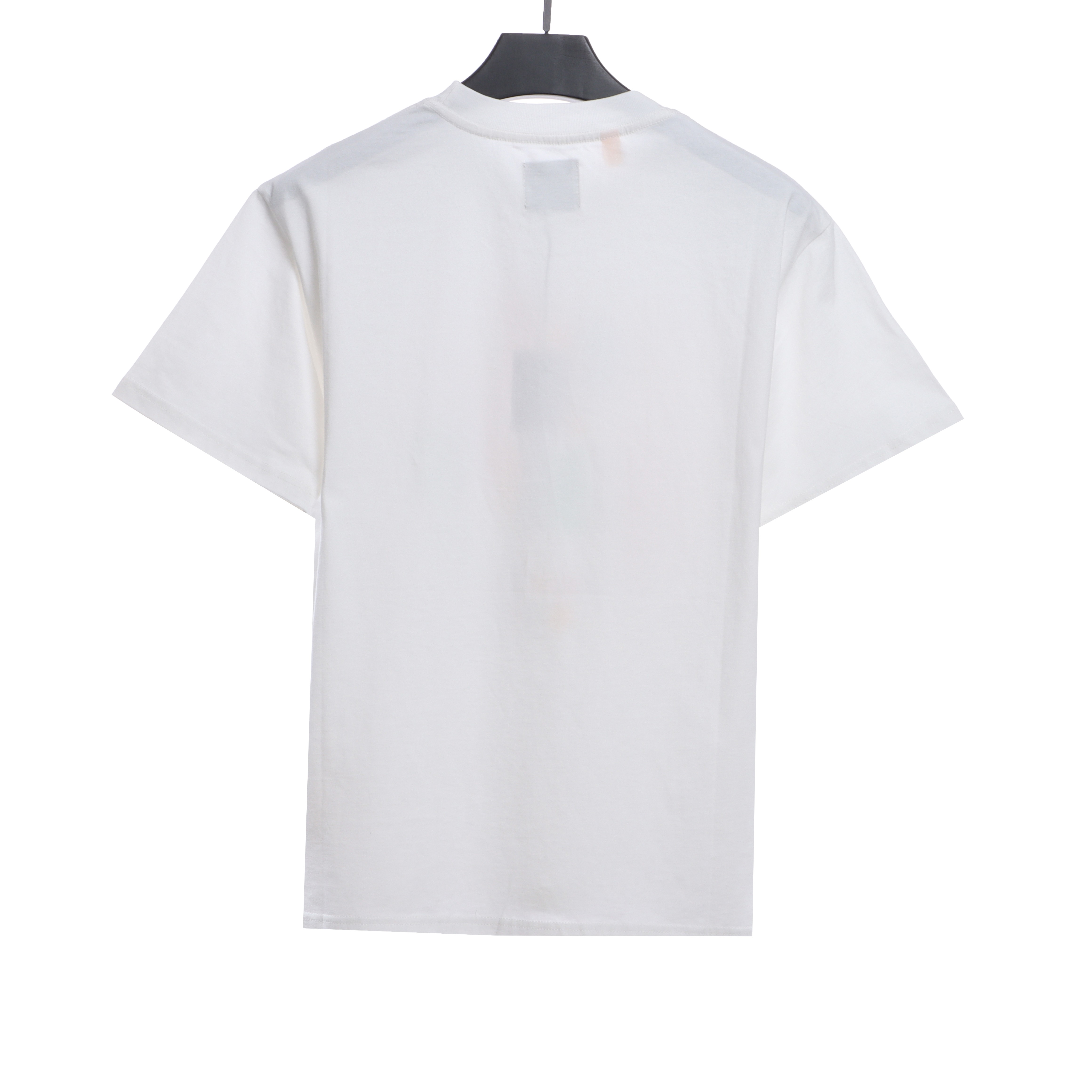GD multicolor letter short sleeve white