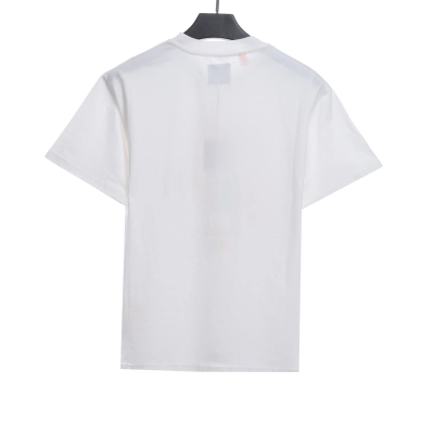 GD multicolor letter short sleeve white 02