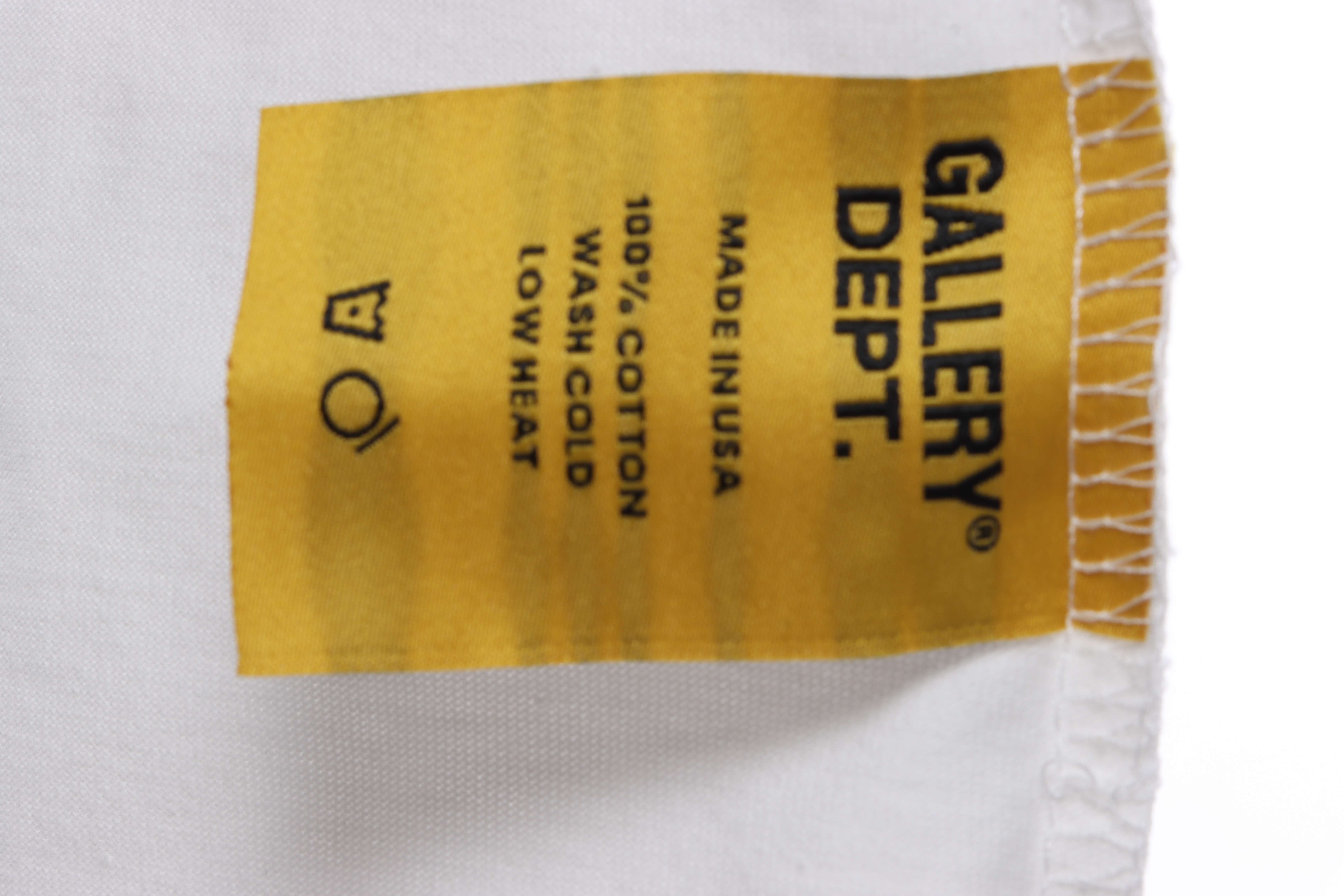 GD multicolor letter short sleeve white