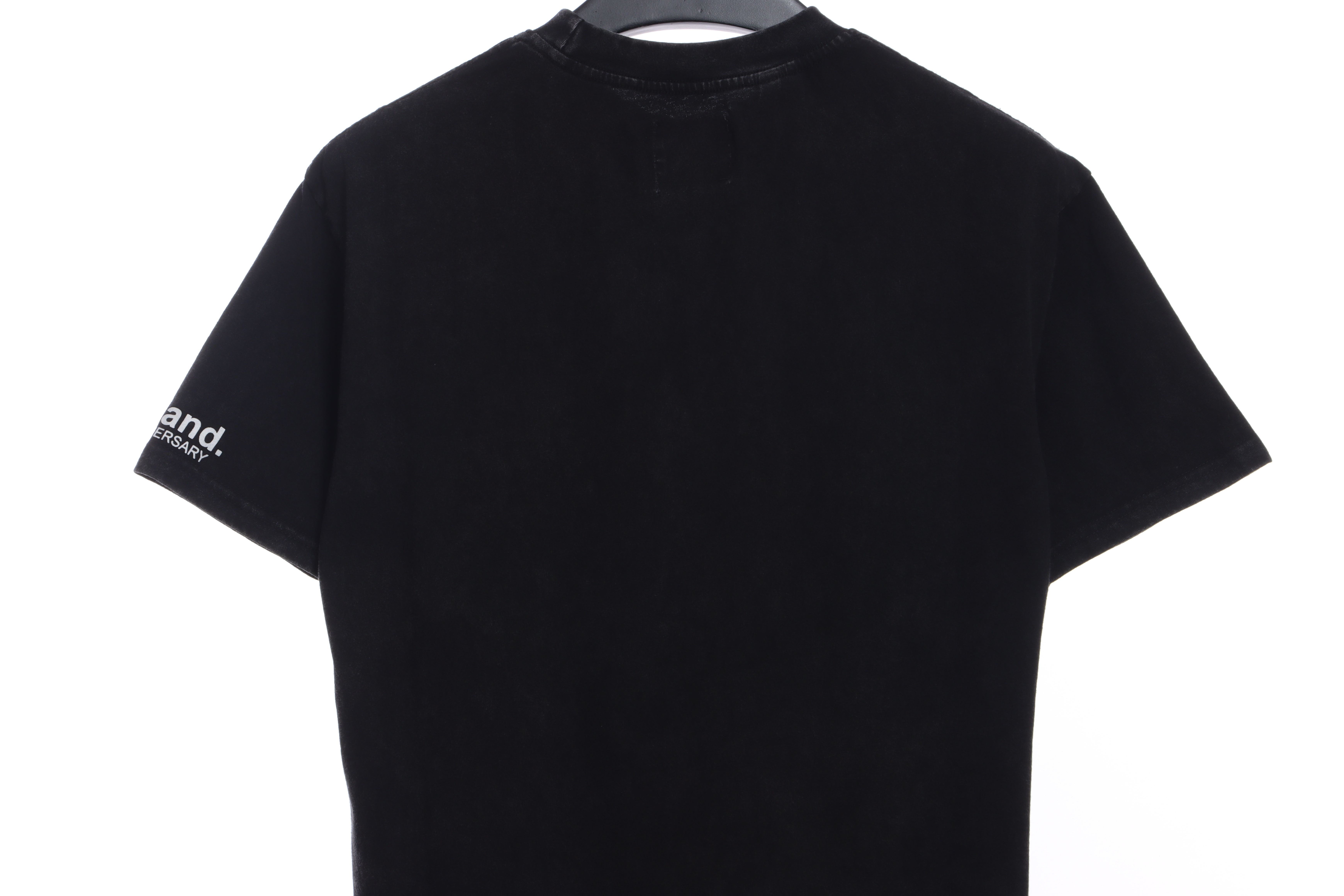 GD old damaged limited edition hand-painted graffiti short sleeve black