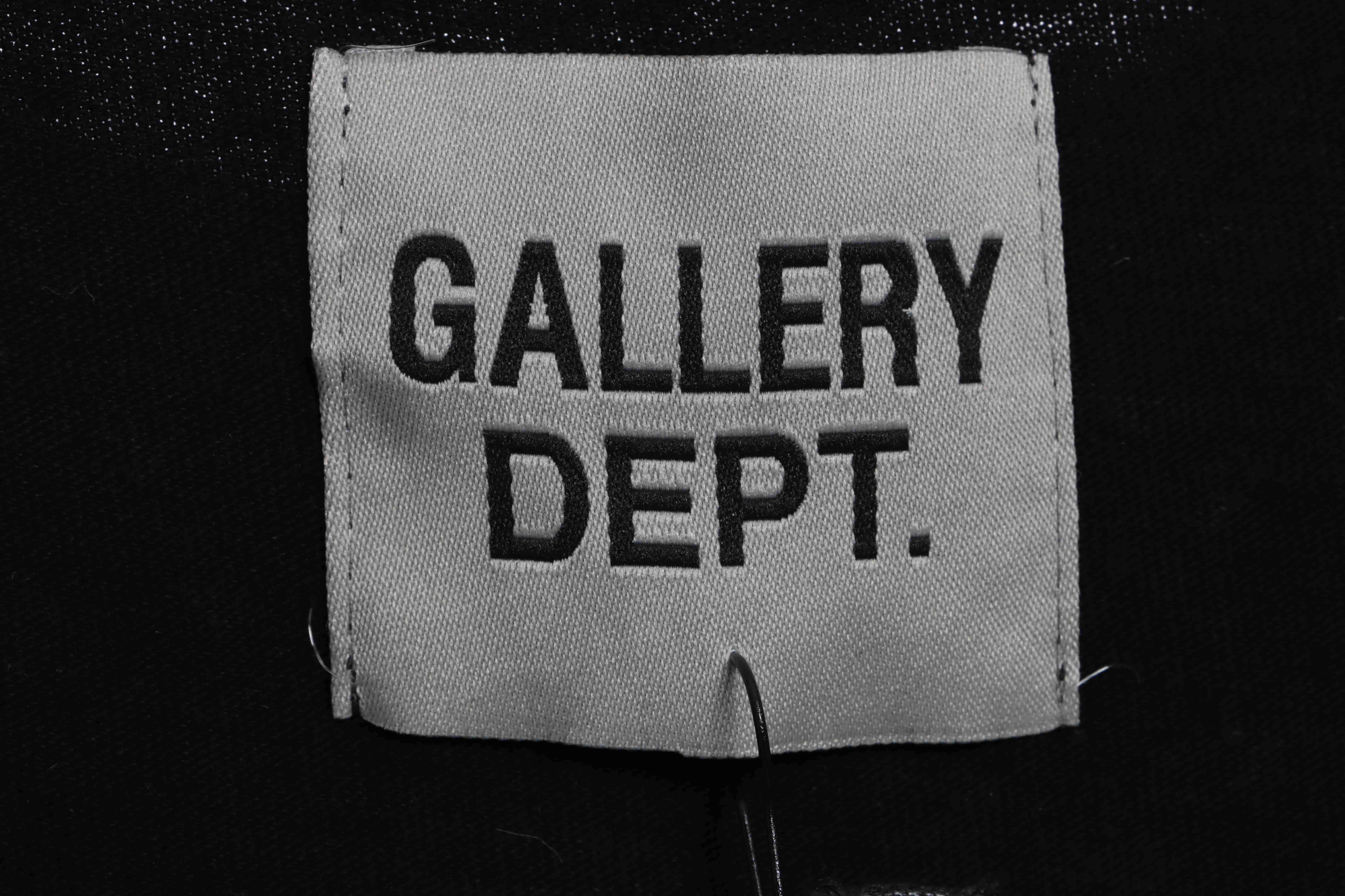 GD old washed big mouth monster print short sleeve black