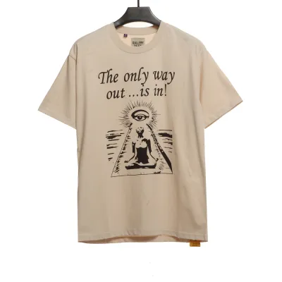 GD portrait print torn short sleeves beige 01