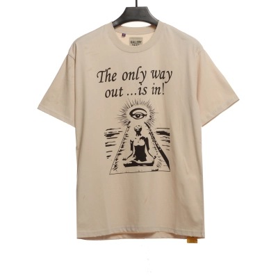GD portrait print torn short sleeves beige 01