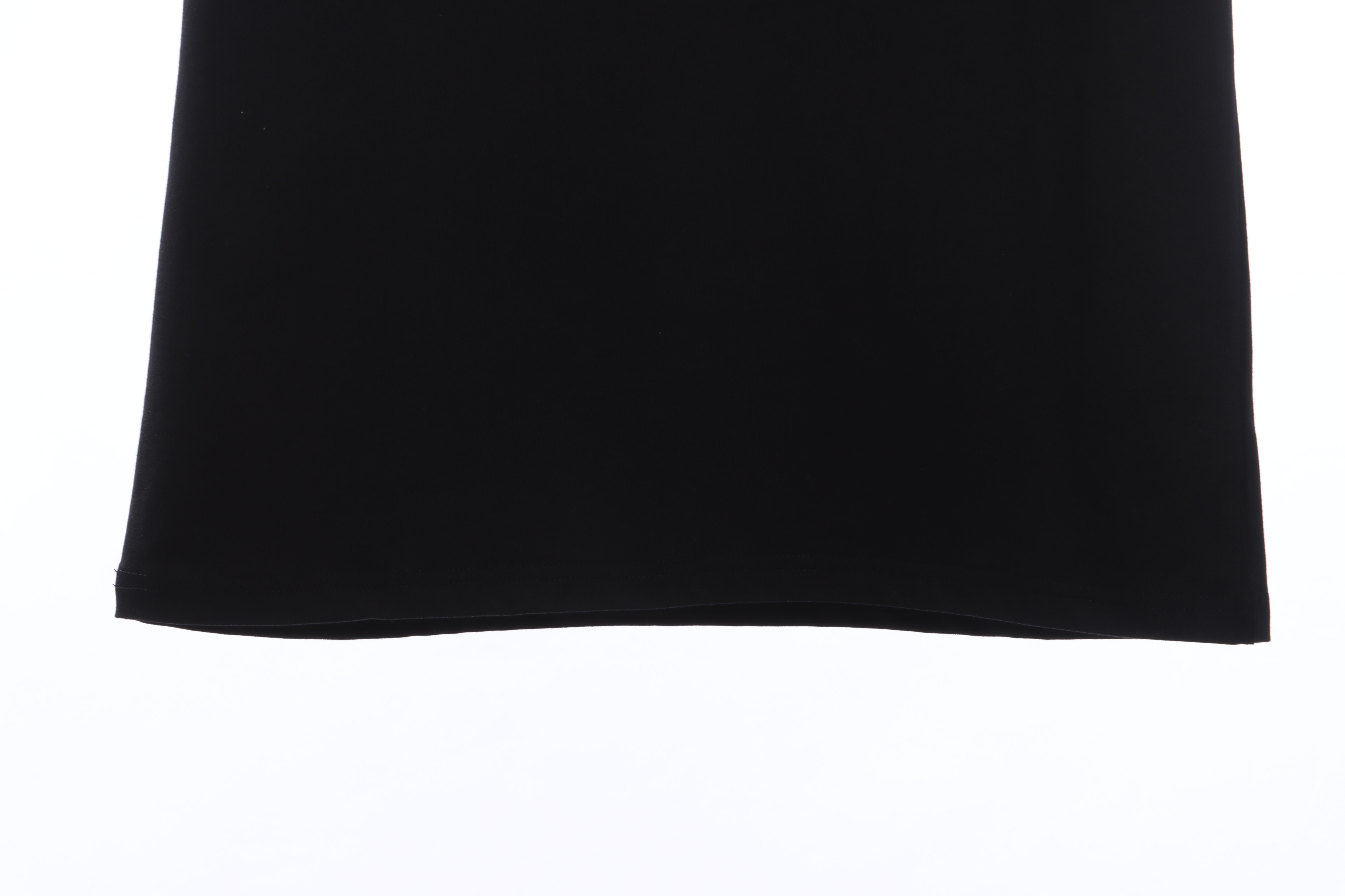 GD Rainbow Letters Printed Short Sleeve Black