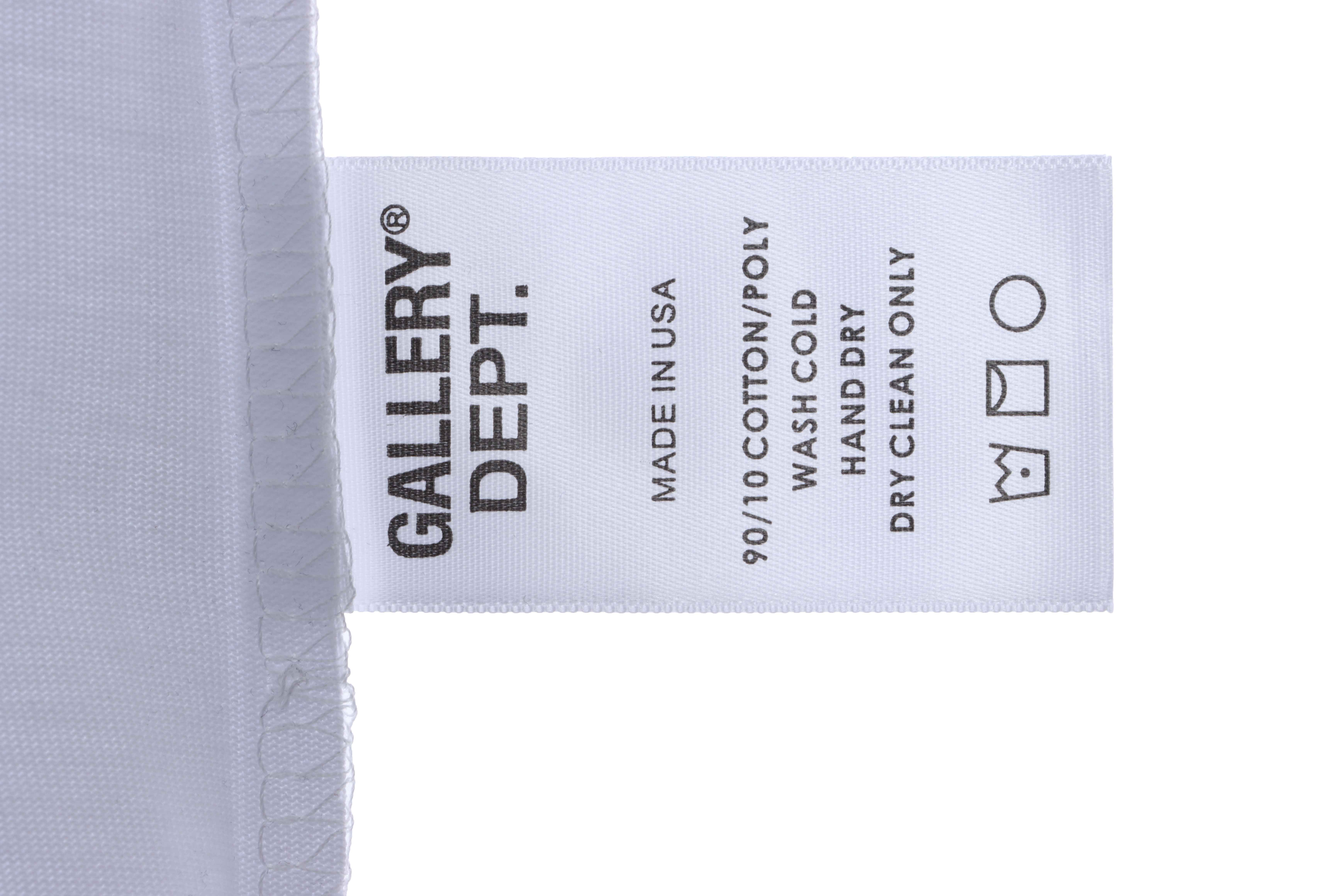 GD Rainbow Letters Printed Short Sleeve White