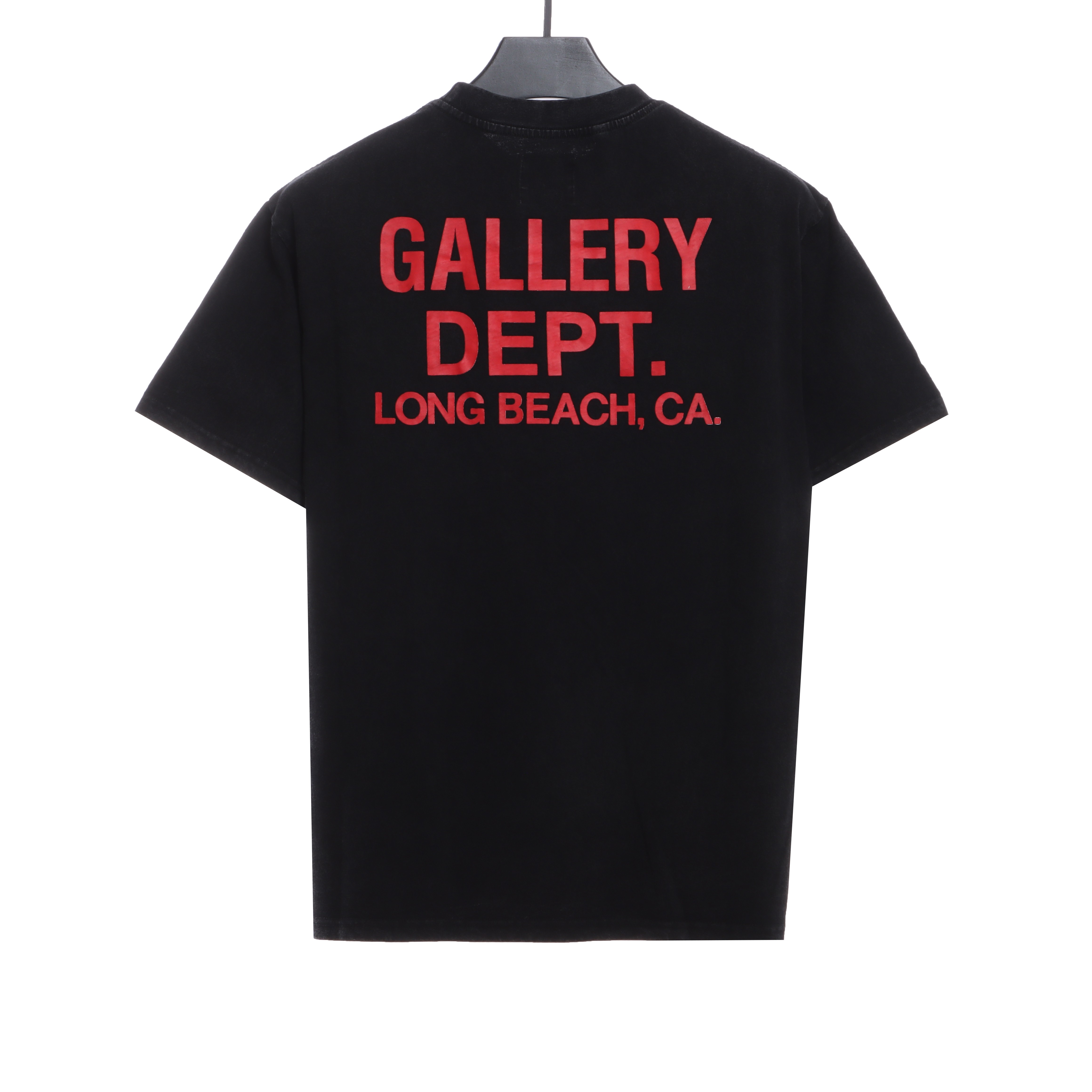 GD retro old slogan short sleeve black