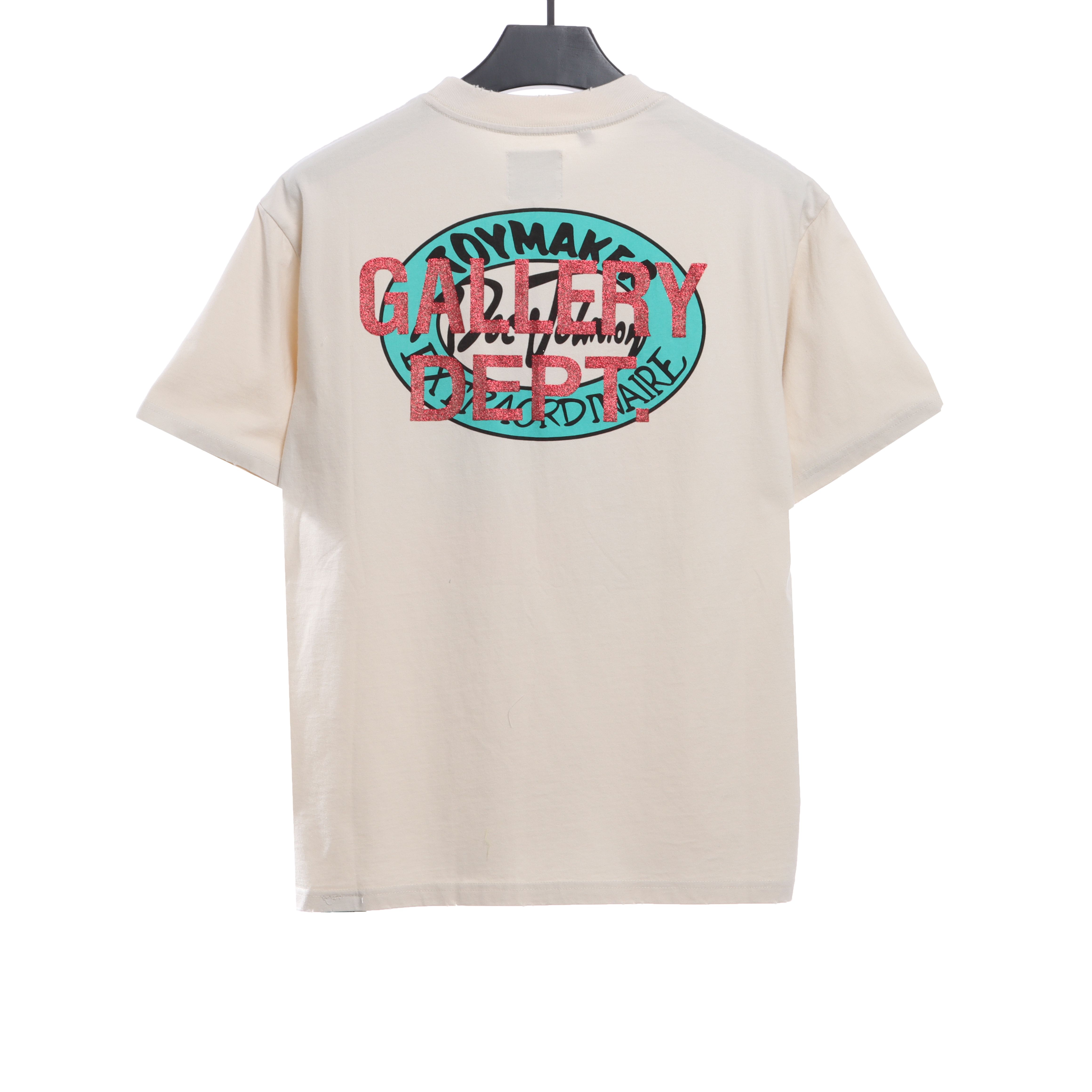 GD tearful eyes pattern short sleeves off-white