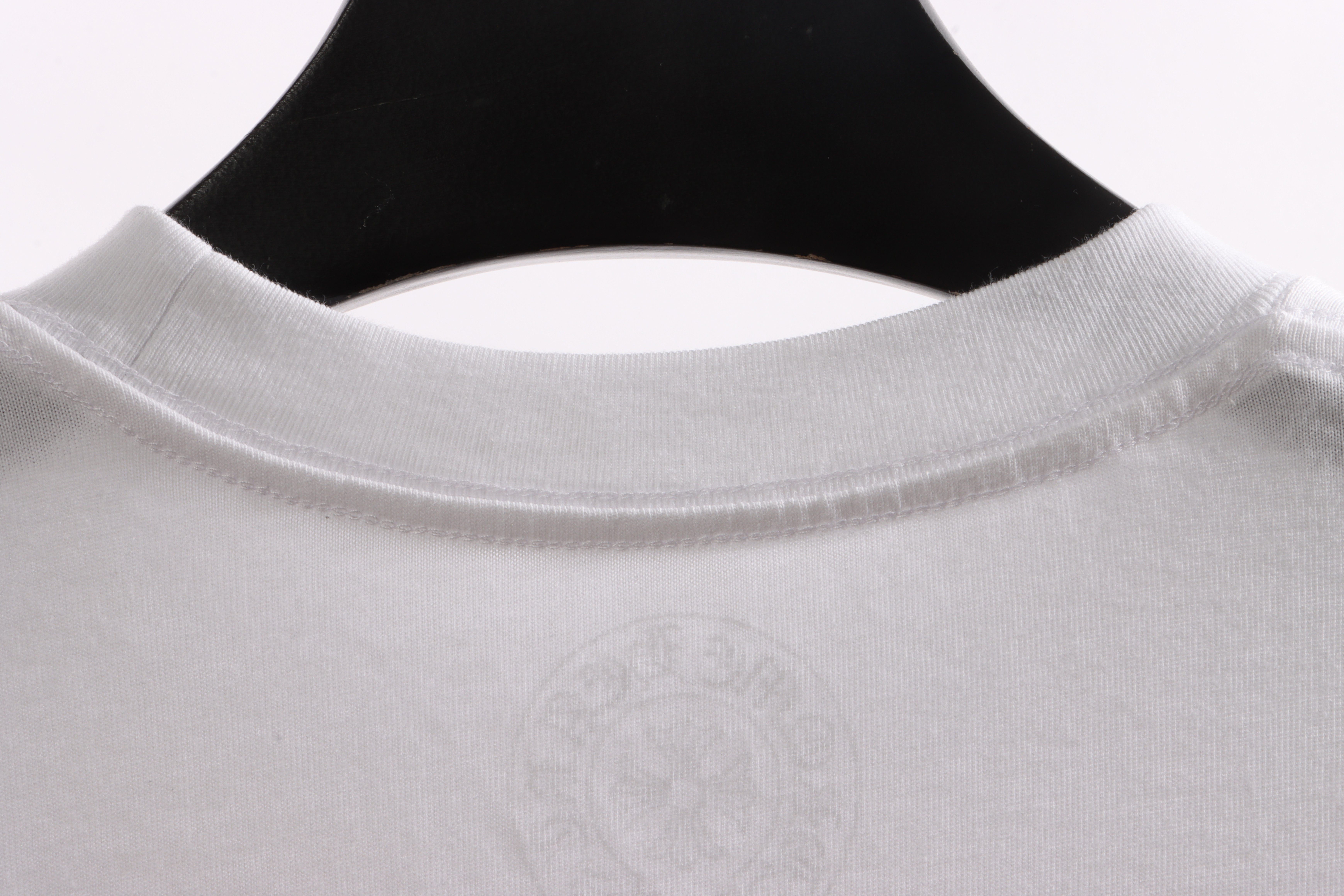 Chrome Hearts Back Holy Sword Overlap Print Short Sleeve White