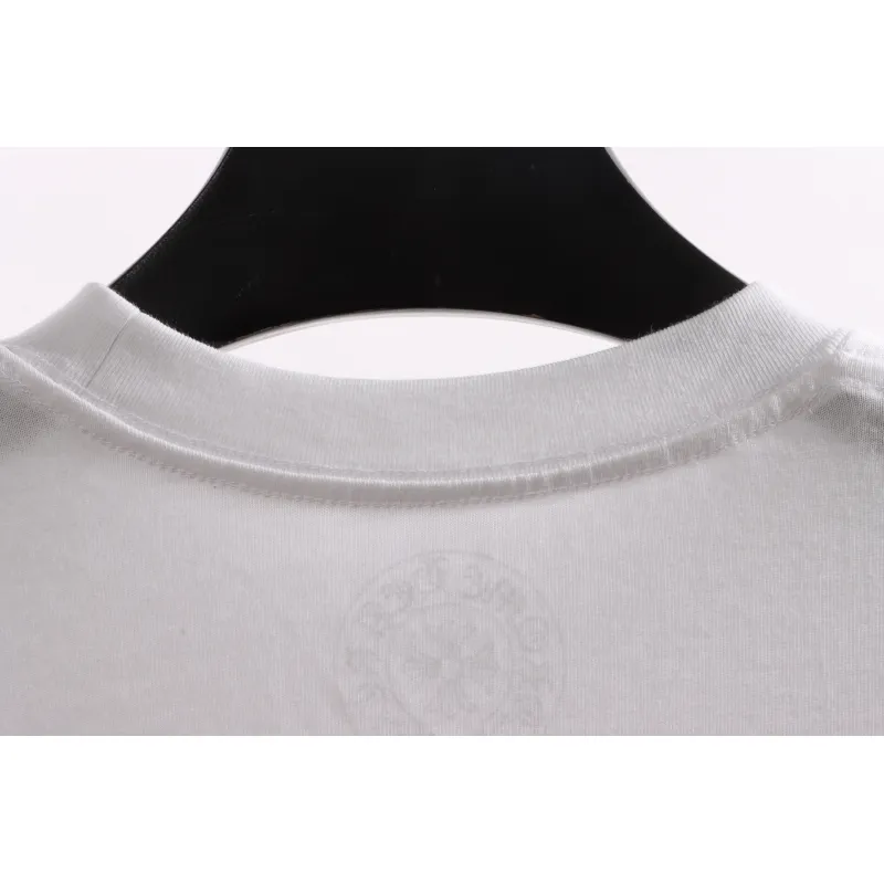 Chrome Hearts Back Holy Sword Overlap Print Short Sleeve White