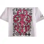 Chrome Hearts Back Holy Sword Overlap Print Short Sleeve White