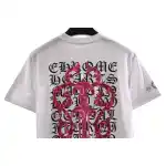 Chrome Hearts Back Holy Sword Overlap Print Short Sleeve White