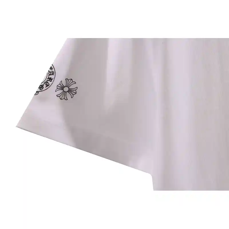 Chrome Hearts Back Holy Sword Overlap Print Short Sleeve White