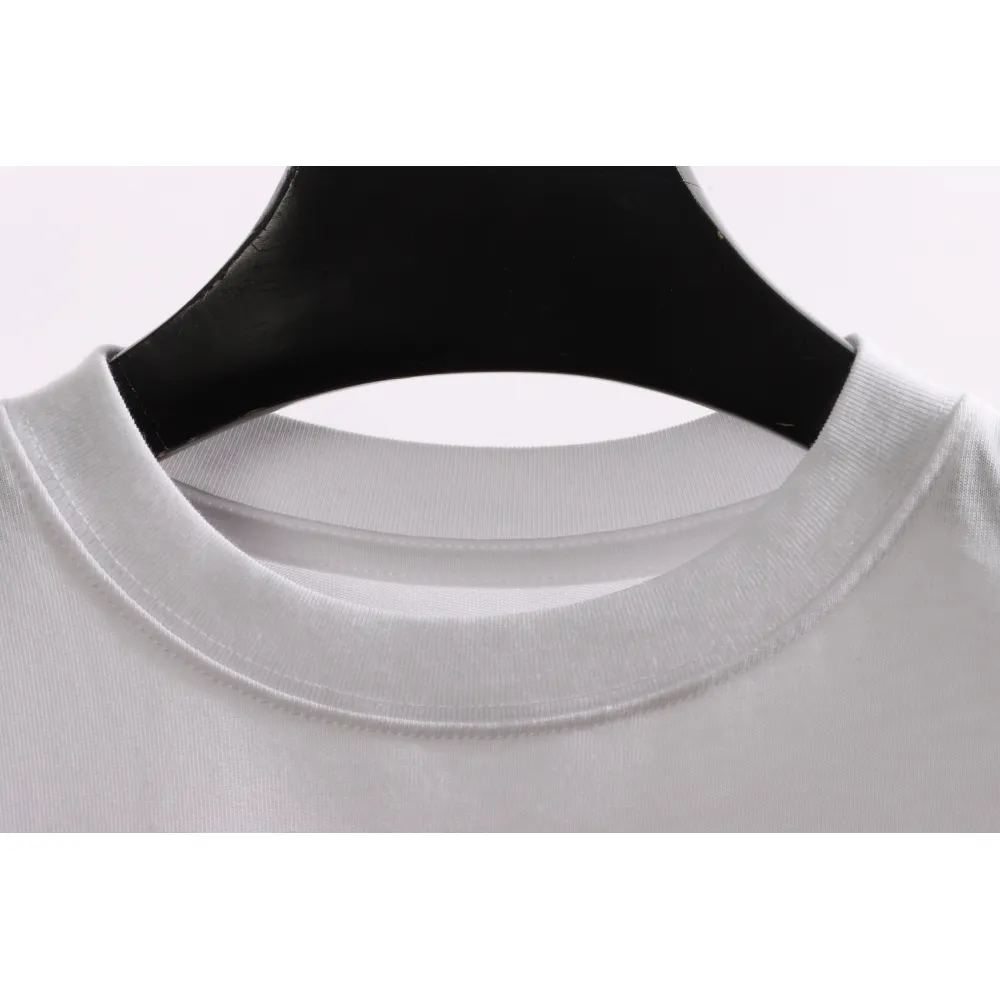 Chrome Hearts Back Holy Sword Overlap Print Short Sleeve White