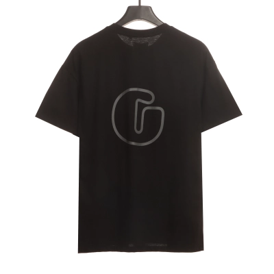 Lanvin co-branded GD overlapping letter print short sleeves black 02