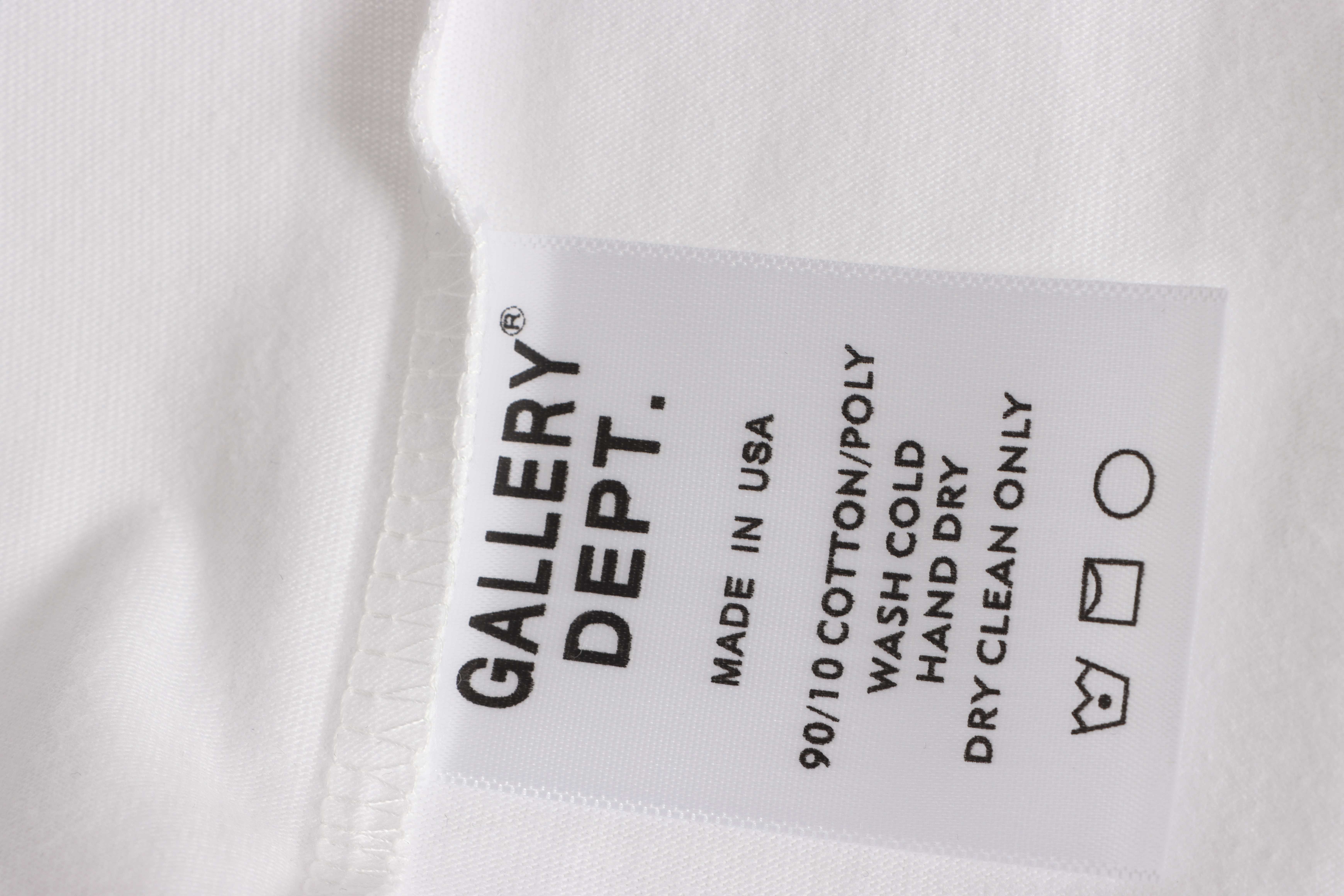 Lanvin co-branded GD overlapping letter print short sleeves white