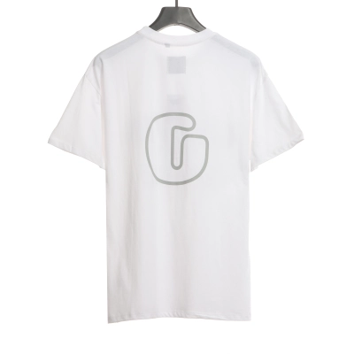Lanvin co-branded GD overlapping letter print short sleeves white 02